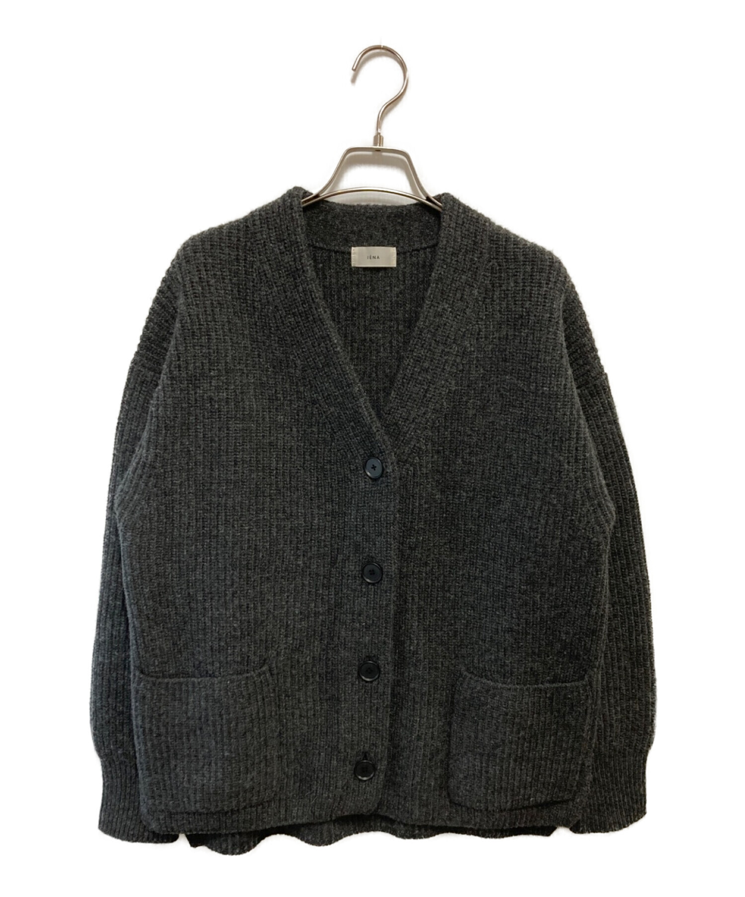 イエナ 畦カーディガン