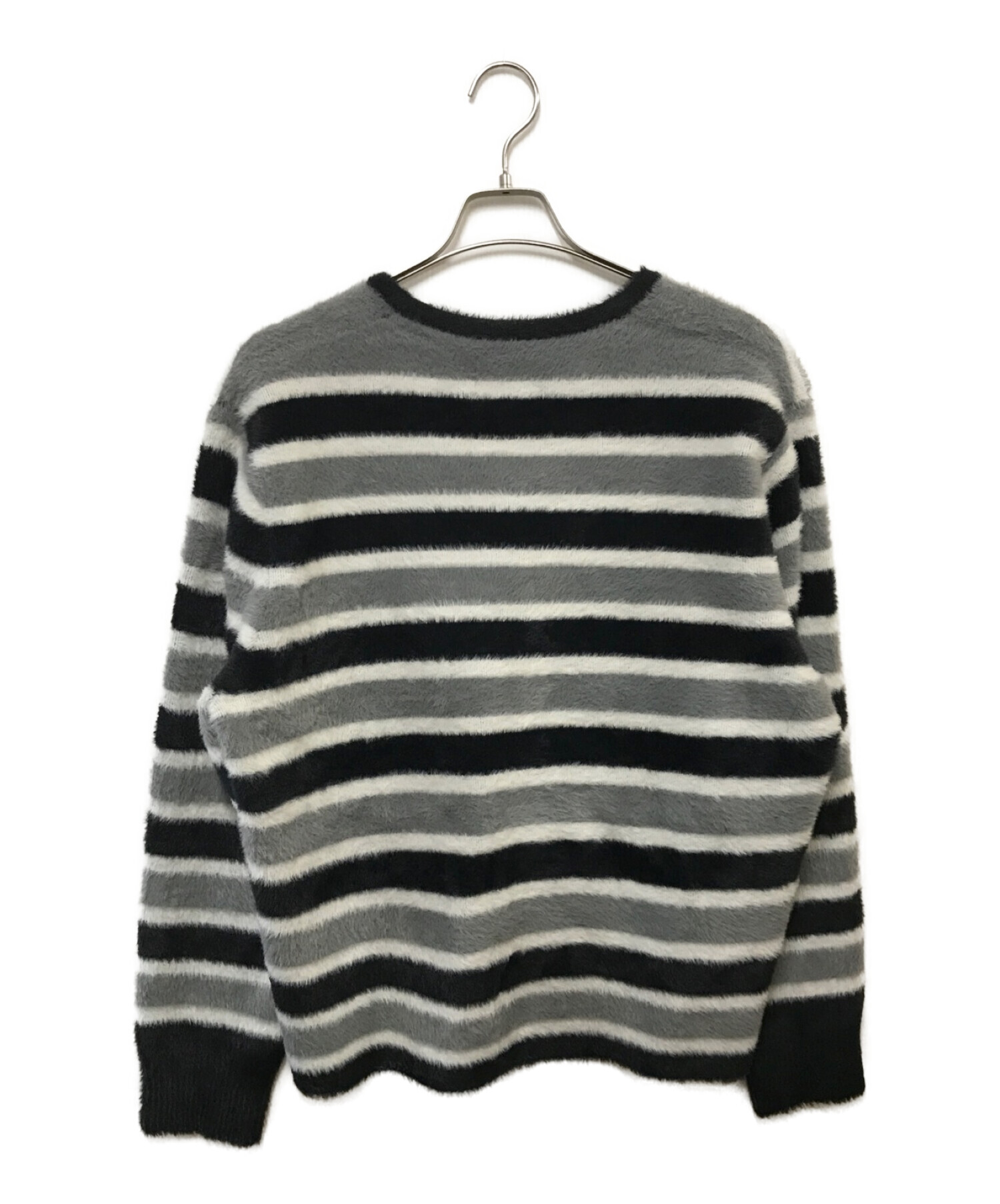 中古・古着通販】stussy (ステューシー) シャギーボーダーカーディガン 