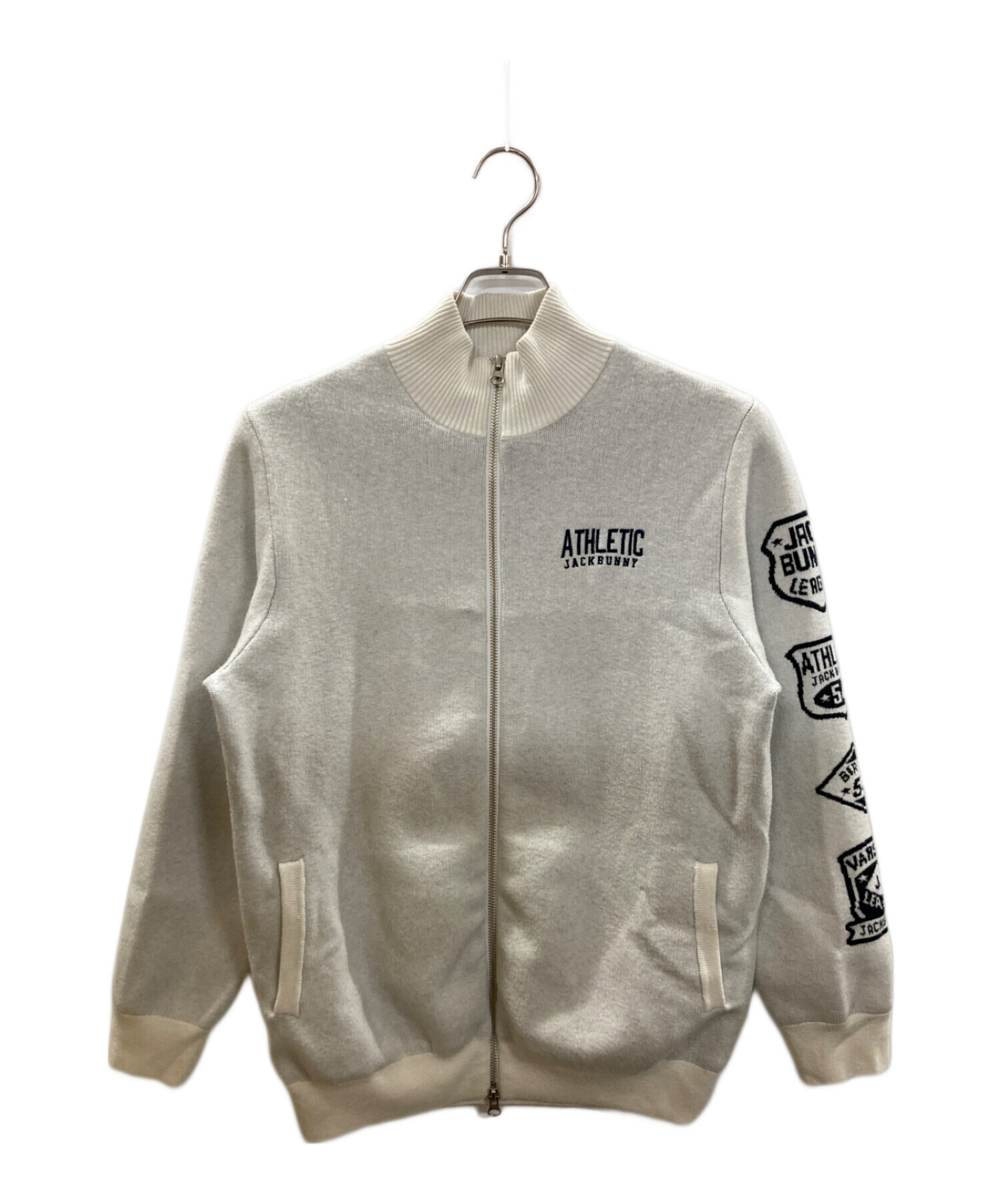 JACK BUNNY ニット グレー ジップアップジャケット 【公式通販】