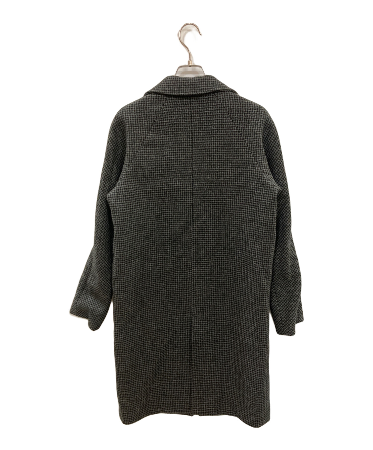 美品✨ マッキントッシュ　チェスターコート　チドリ　千鳥格子　ブラック　ホワイト 中古・古着通販】MACKINTOSH (マッキントッシュ) 千鳥格子柄ウール