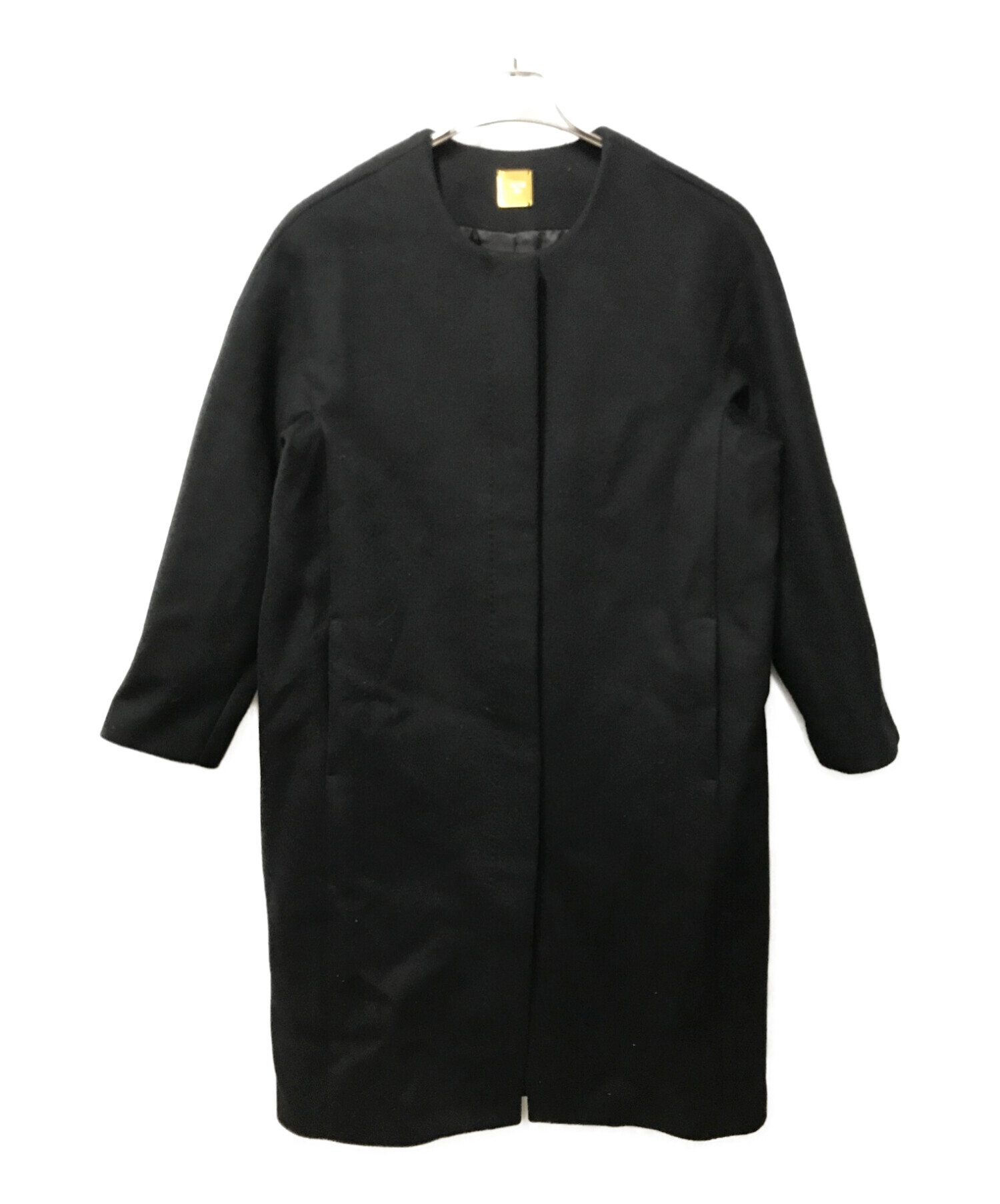 ドゥーズィエムクラス ダブルクロスノーカラーコート ドゥーズィエム