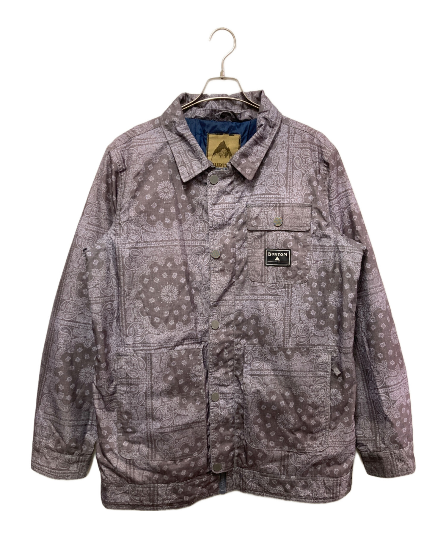 中古・古着通販】BURTON (バートン) ペイズリーブルゾン グレー