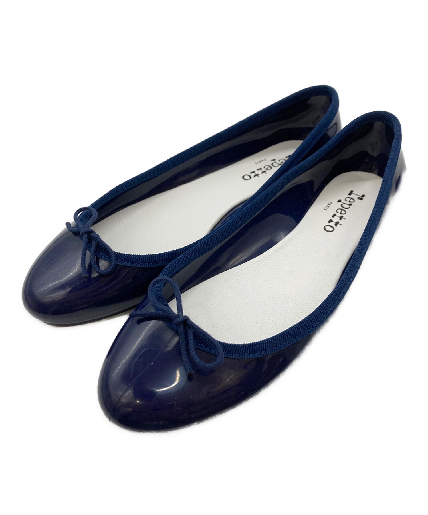 中古・古着通販】repetto (レペット) エナメルパンプス ネイビー