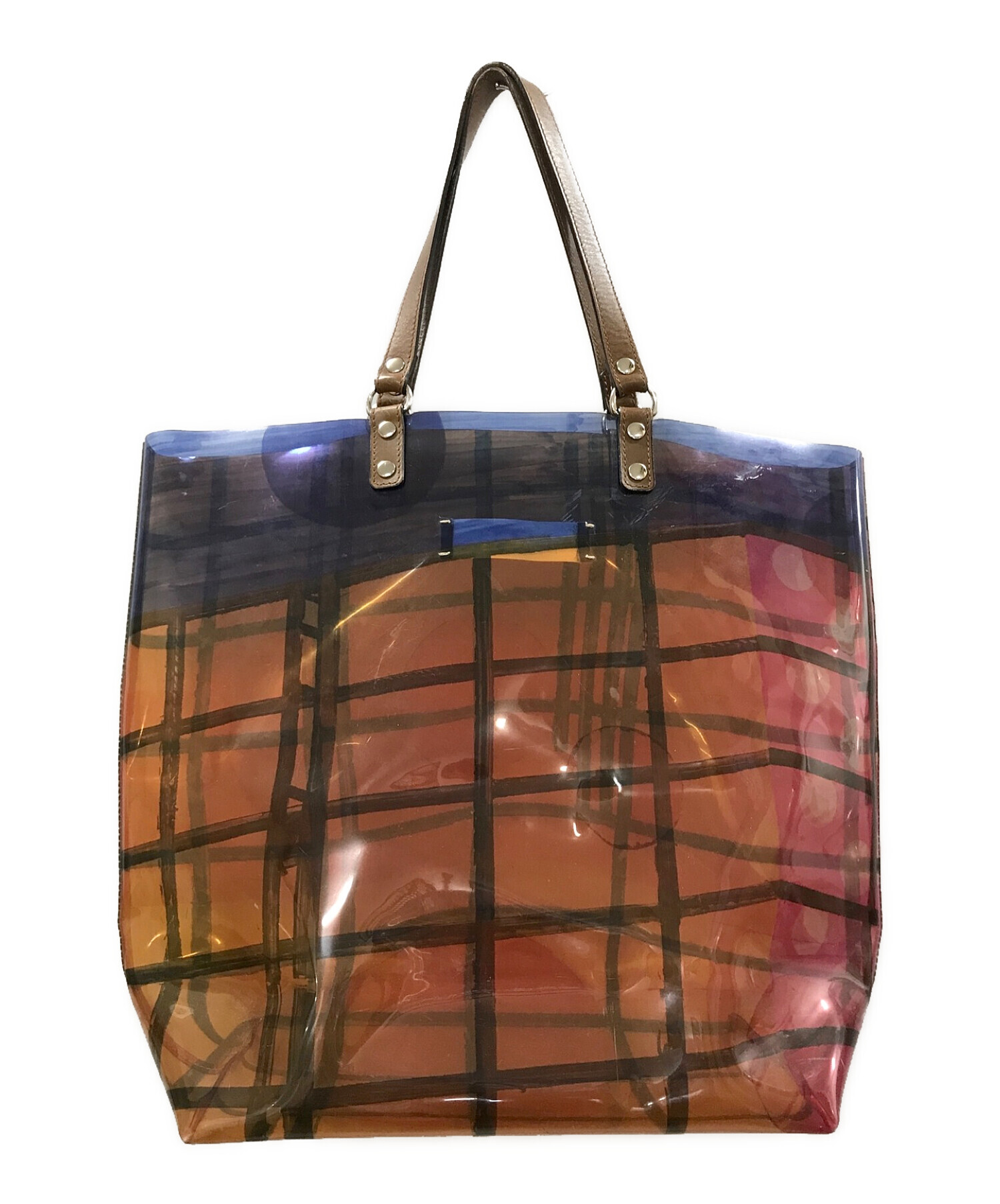m*様 【美品】MARNI ハンドバッグ クリア ビニール トートバッグ レア 中古・古着通販】MARNI (マルニ) クリアトートバッグ｜ブランド・古着