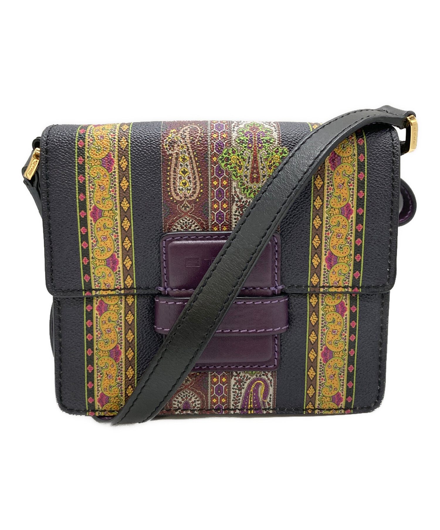 中古・古着通販】ETRO (エトロ) ペイズリーレインボーショルダーバッグ 
