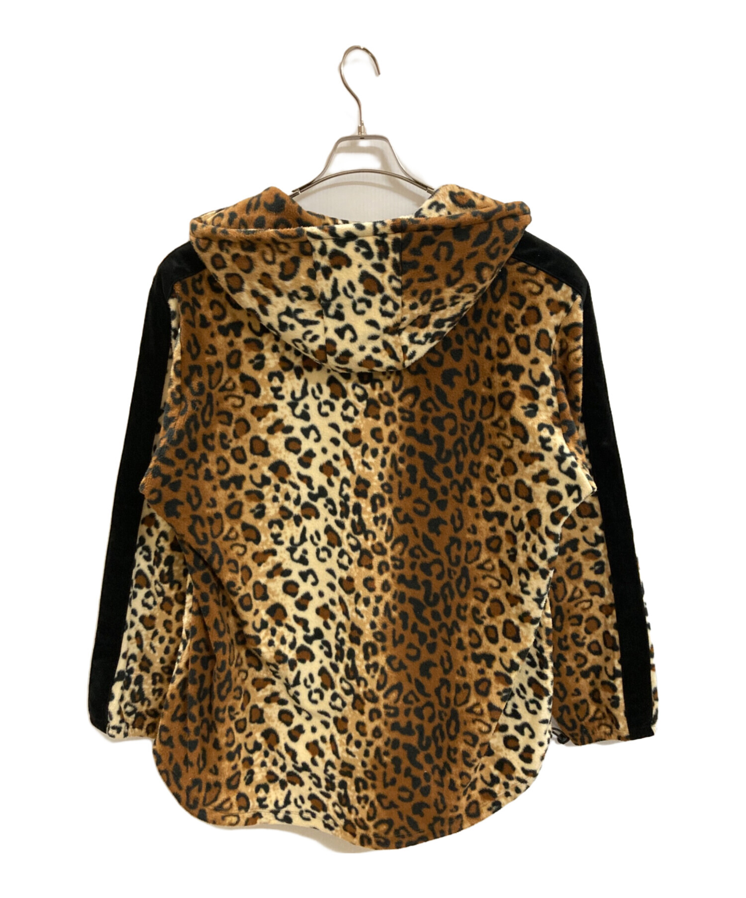 中古・古着通販】MONITALY (モニタリー) レオパード柄フリースパーカー