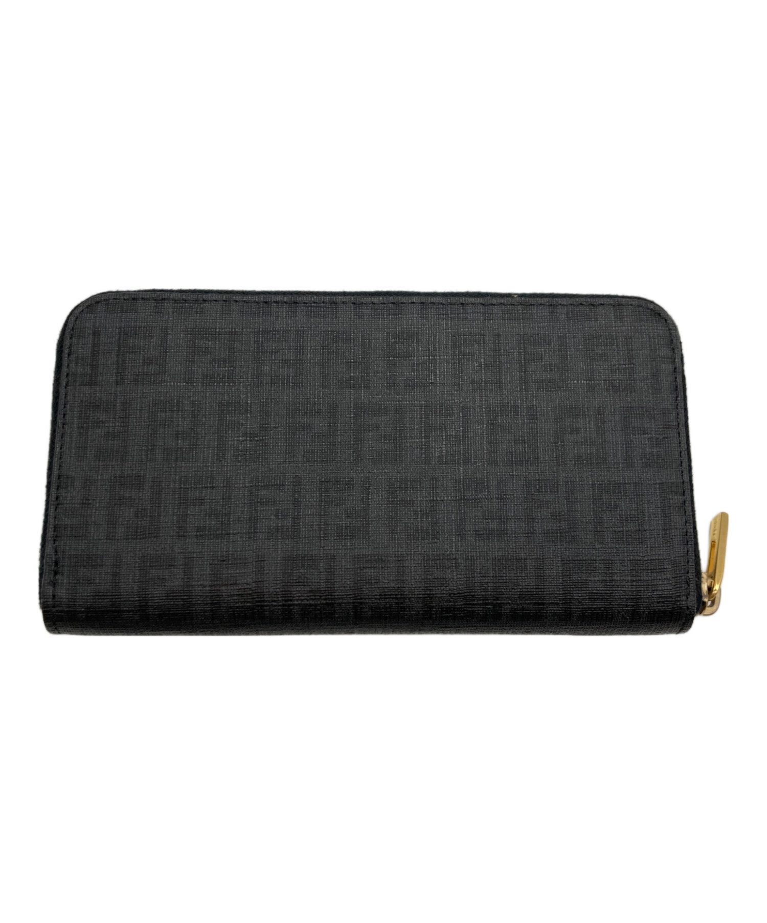 中古・古着通販】FENDI (フェンディ) PVCズッカ柄ラウンドジップ長財布