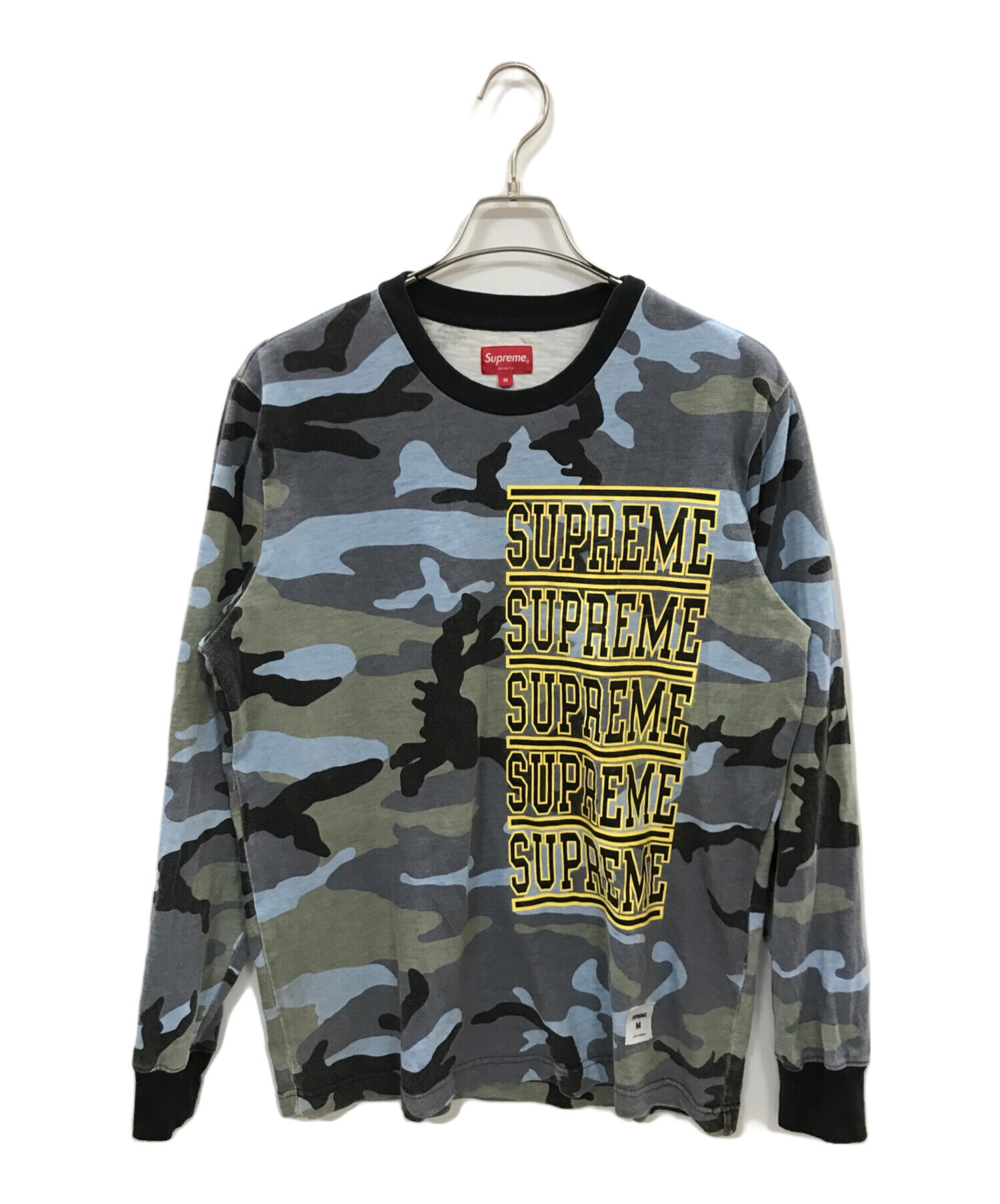 中古・古着通販】SUPREME (シュプリーム) 18S/Sロゴプリントカモフラ