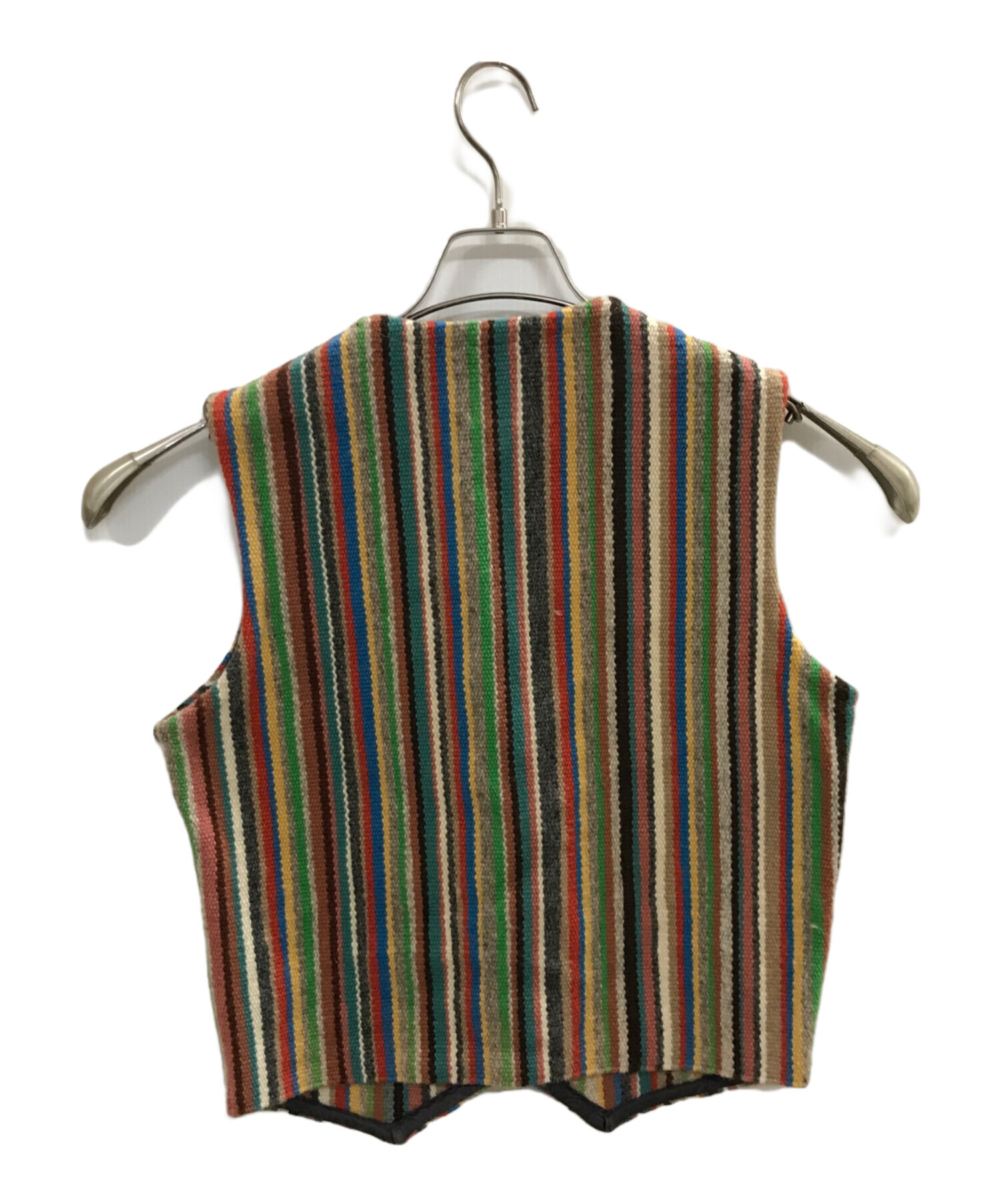 ネイティブアメリカン オルテガ チマヨベスト 希少 レア柄 赤タグ ORTEGA\u0027S 38 M ポインテッドチマヨベスト メンズ