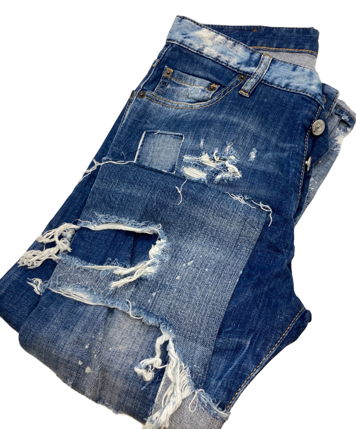 DSQUARED2(ディースクエアード) Dsquared2 ダメージ加工 スリム 