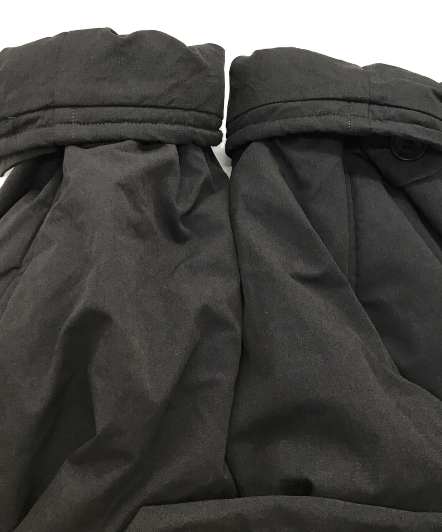 中古・古着通販】COMOLI (コモリ) Insulation Hooded Coat ブラック