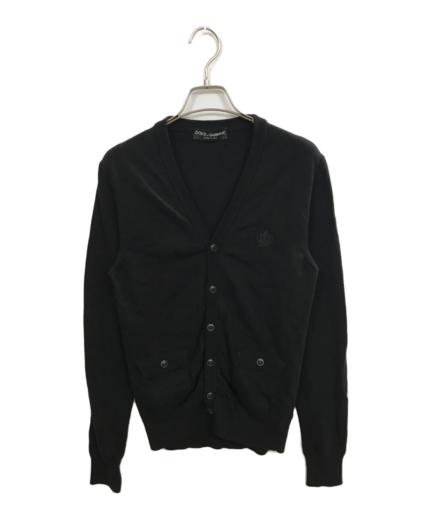 DOLCE&GABBANA カーディガン　シルク100% 黒 46 ドルガバ 中古・古着通販】DOLCE & GABBANA (ドルチェ＆ガッバーナ) ニット