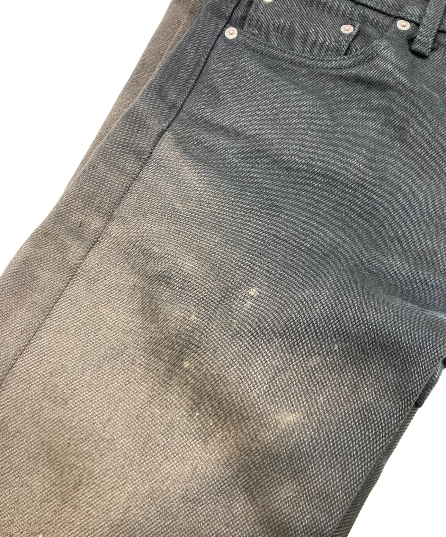 中古・古着通販】IRON HEART (アイアンハート) 21oz加工ブラックデニム