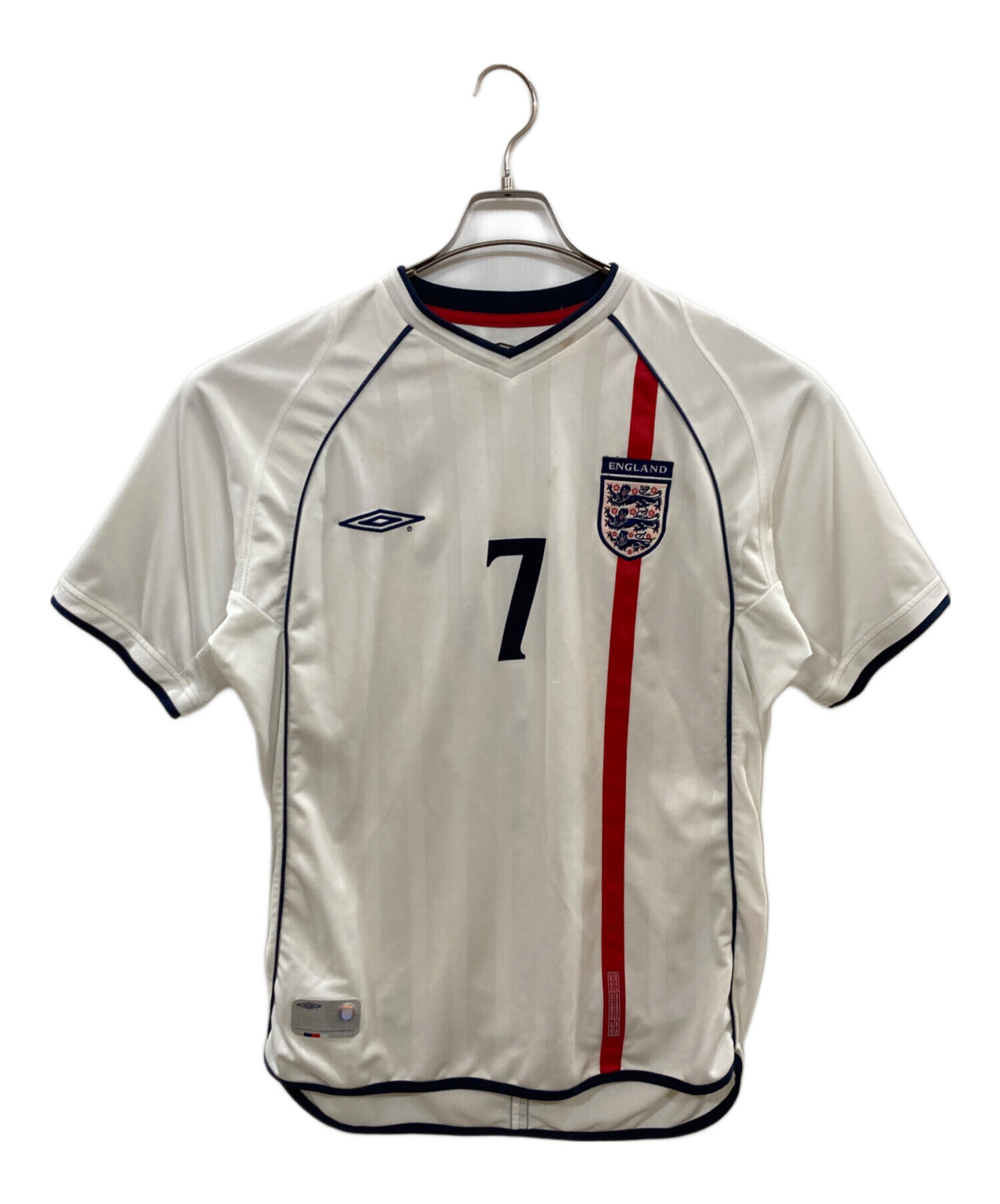 00s UMBRO　イングランド代表　トレーニングトップ　ゲームシャツ　アンブロ 中古・古着通販】UMBRO (アンブロ) 00'sイングランド代表ゲームシャツ