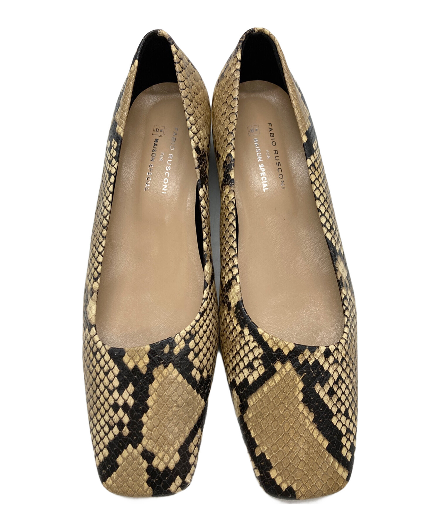 ファビオルスコーニ☆パイソンパンプス ○ファビオルスコーニ FABIO