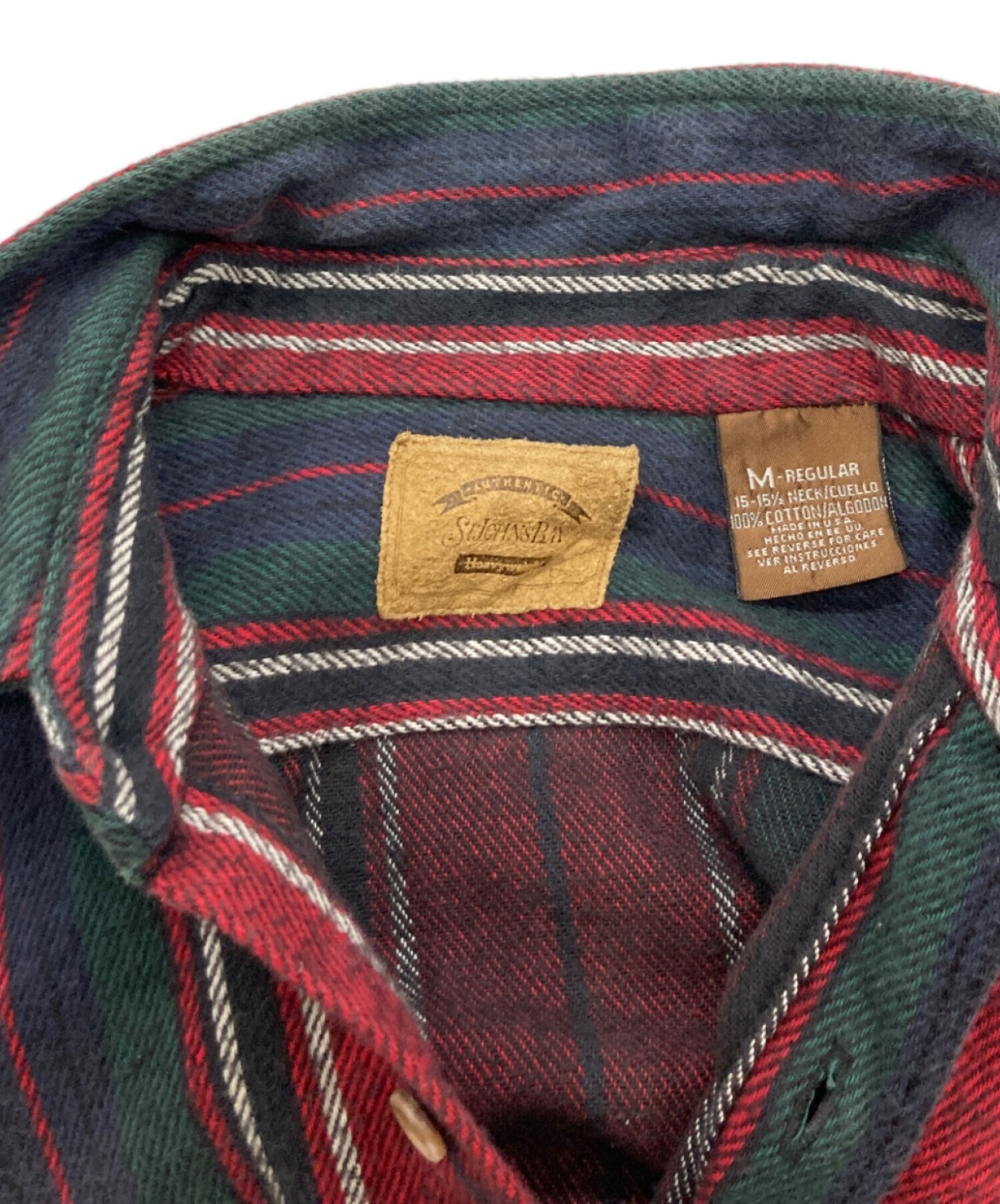 古着 ST.JOHN'S BAY ネルシャツ 1990s. st.johh's bay heavy flannel shirt 「セントジョンズベイ