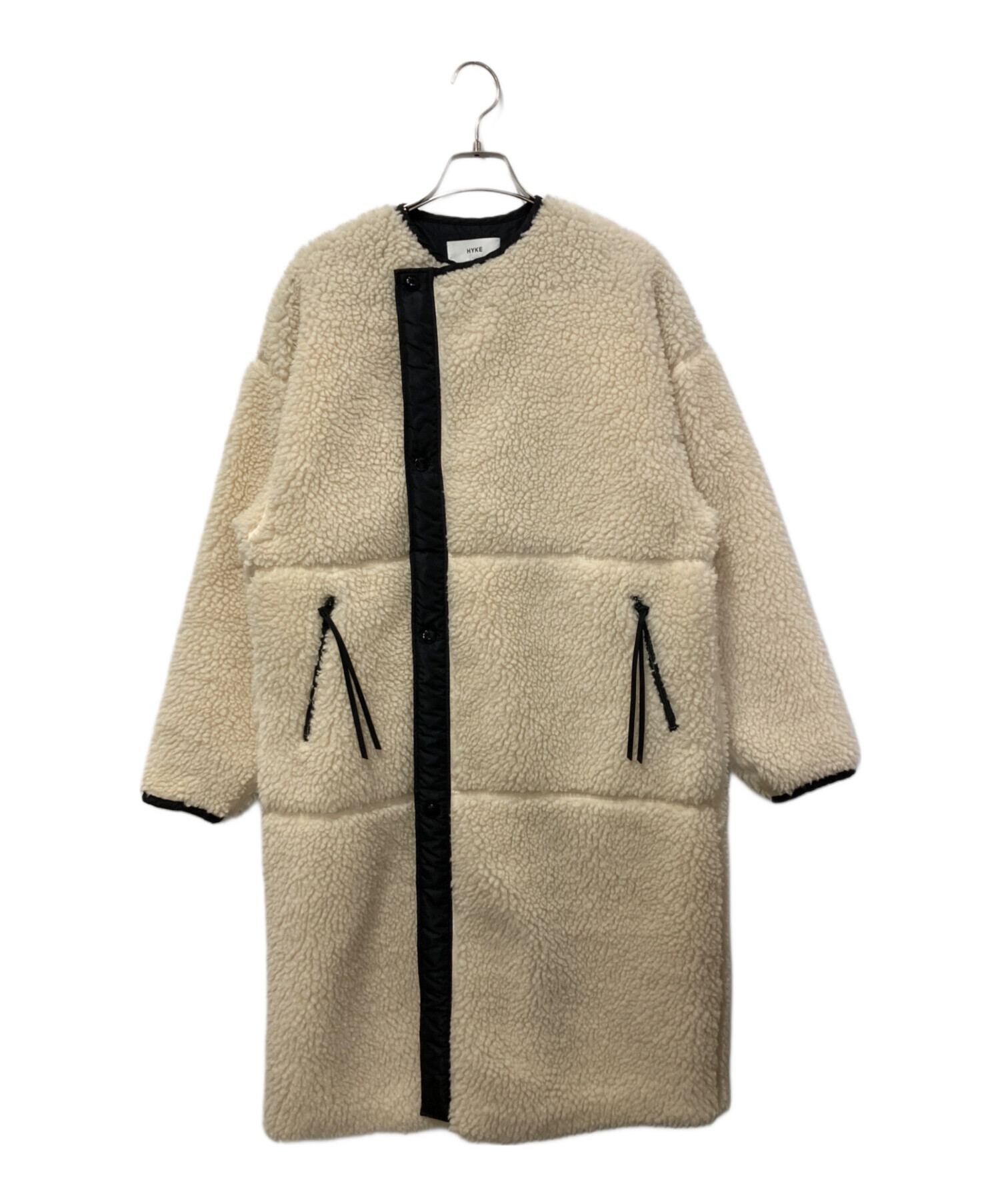 中古・古着通販】HYKE (ハイク) FAUX SHEARLING COAT 202-17175 012