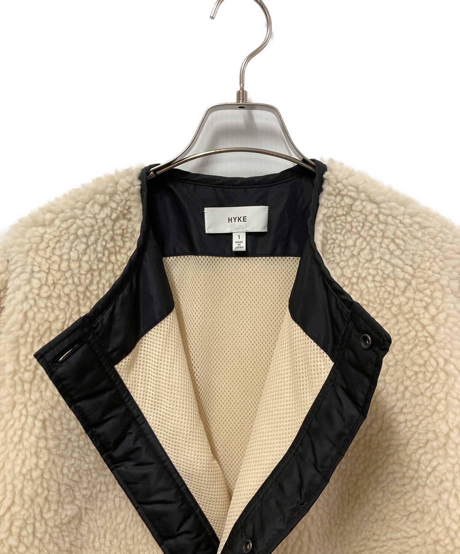 中古・古着通販】HYKE (ハイク) FAUX SHEARLING COAT 202-17175 012