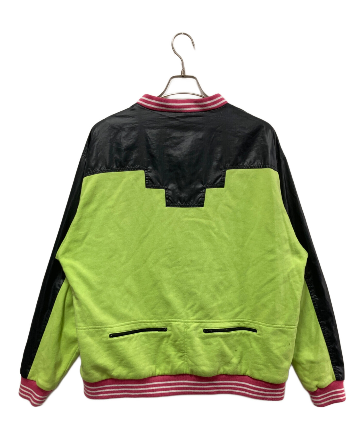 中古・古着通販】PAM (パム) スウェット切替ブルゾン ネイビー 