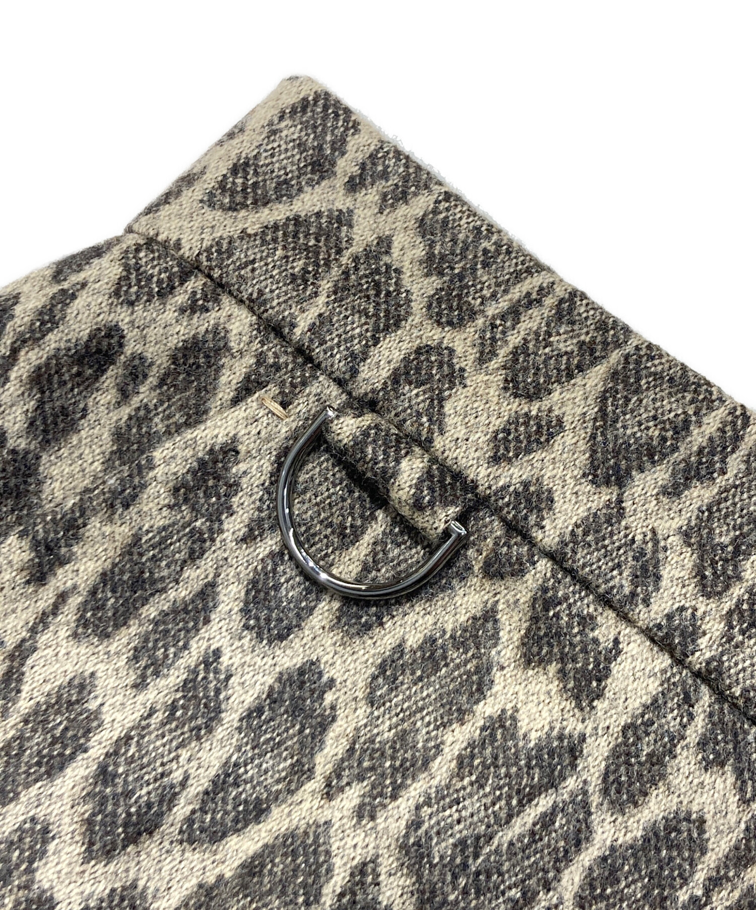 中古・古着通販】MaxMara (マックスマーラ) アニマル柄タイトスカート