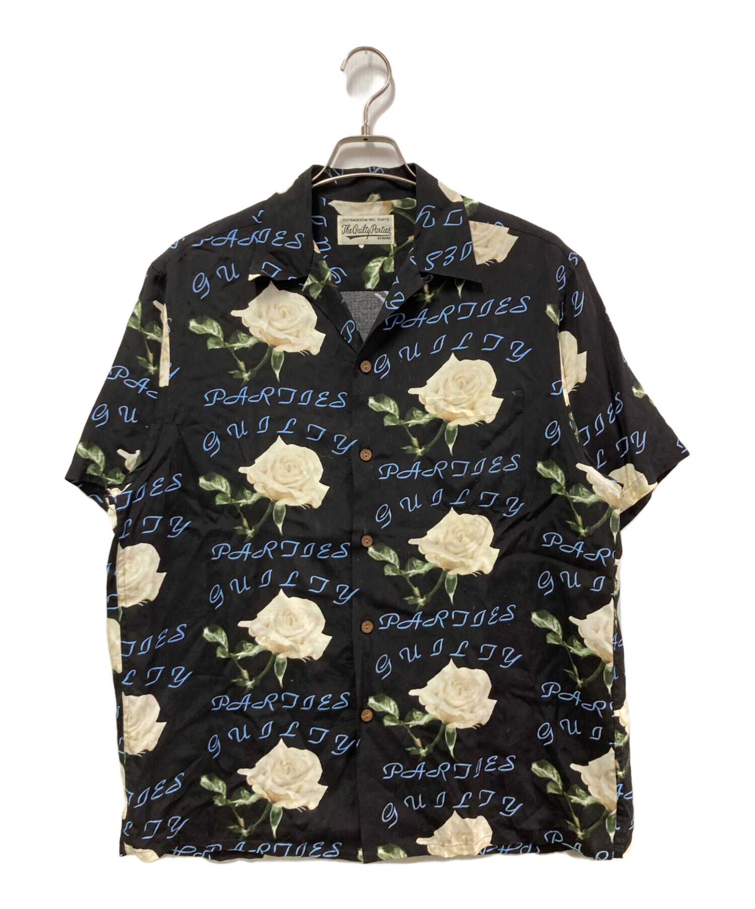 中古・古着通販】WACKO MARIA (ワコマリア) ローズアロハシャツ 21SS 中古・古着通販】WACKO MARIA (ワコマリア) ローズアロハシャツ 21SS