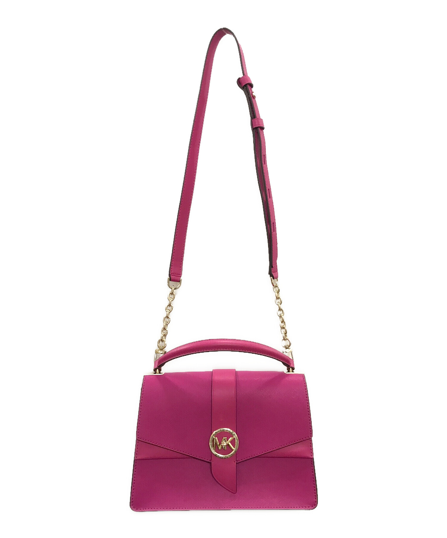 マイケルコース　2way バック　ショッキングピンク MICHAEL KORS - マイケルコース 2way バック ショッキングピンクの通販