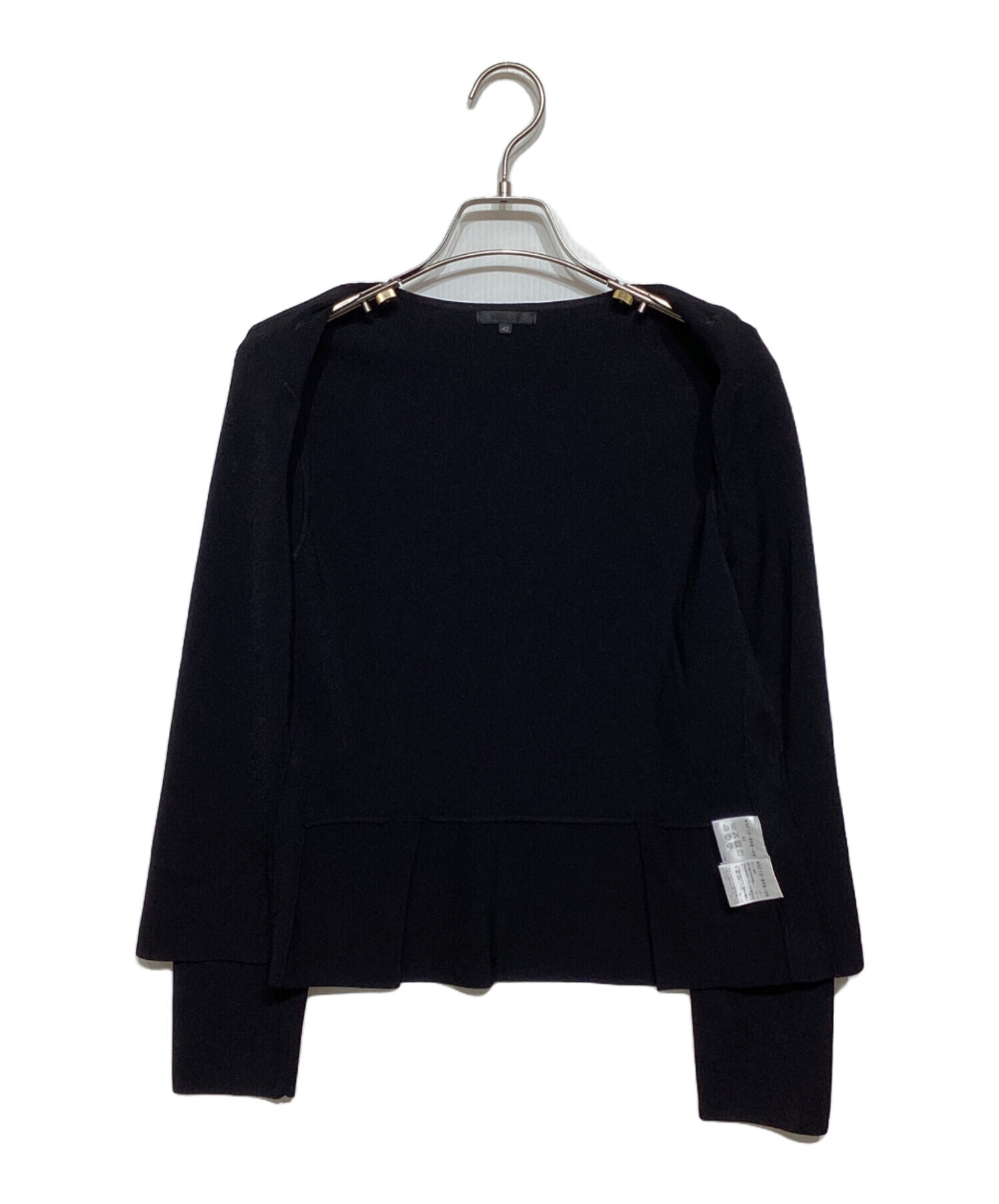 中古・古着通販】TO BE CHIC (トゥービーシック) ジップニット 