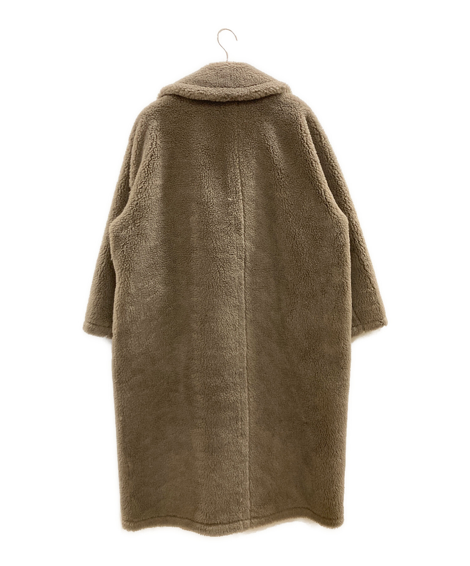 中古・古着通販】haunt (ハウント) BOA LONG COAT ブラウン サイズ:M