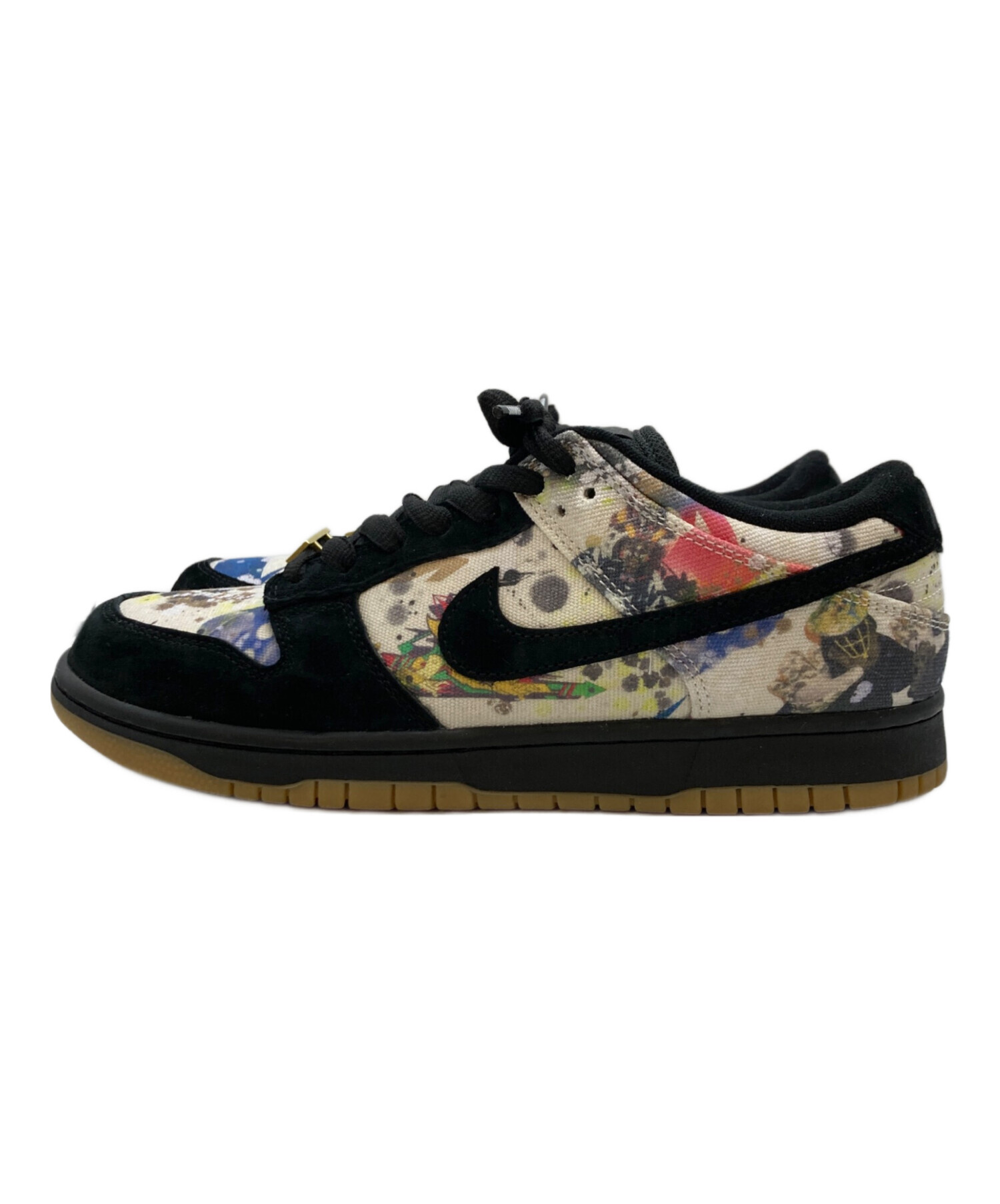 Nike Dunk Low SB Supreme ブラック/マルチカラー　中古 中古・古着通販】NIKE SB (ナイキエスビー) SUPREME (シュプリーム
