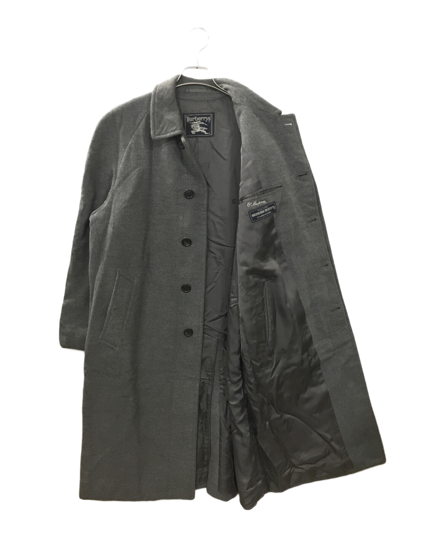 ヴィンテージBURBERRYウール グレースタンドカラーコートサイズS 中古・古着通販】Burberry's (バーバリーズ) ウールステンカラーコート