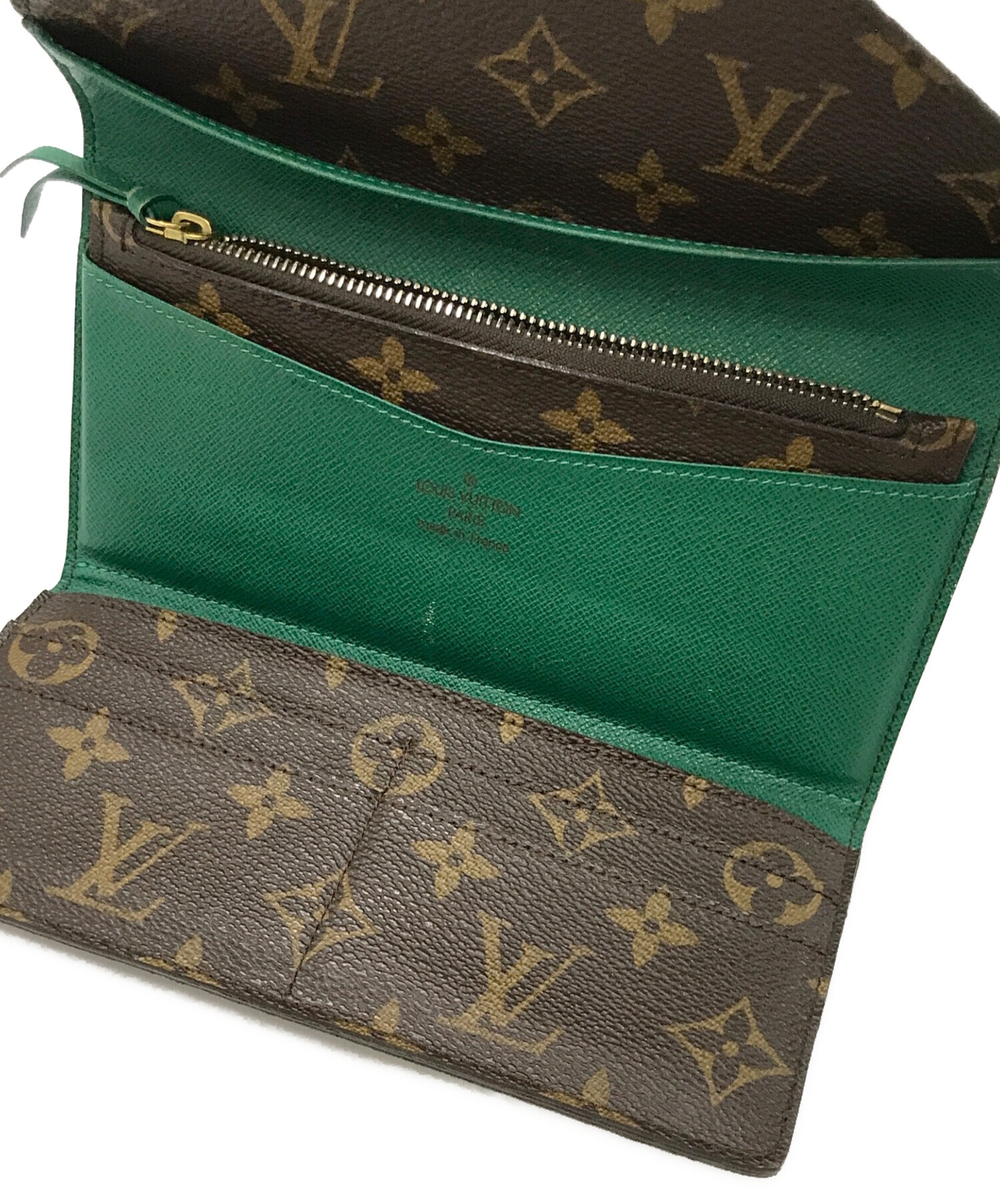 ☆全国発送可☆【超美品】LOUIS VUITTON モノグラム ポルトフォイユ ジョセフィーヌ ヴェール グリーン M60163 長財布 ロングウォレット 楽天市場】【財布】LOUIS VUITTON ルイ ヴィトン モノグラム
