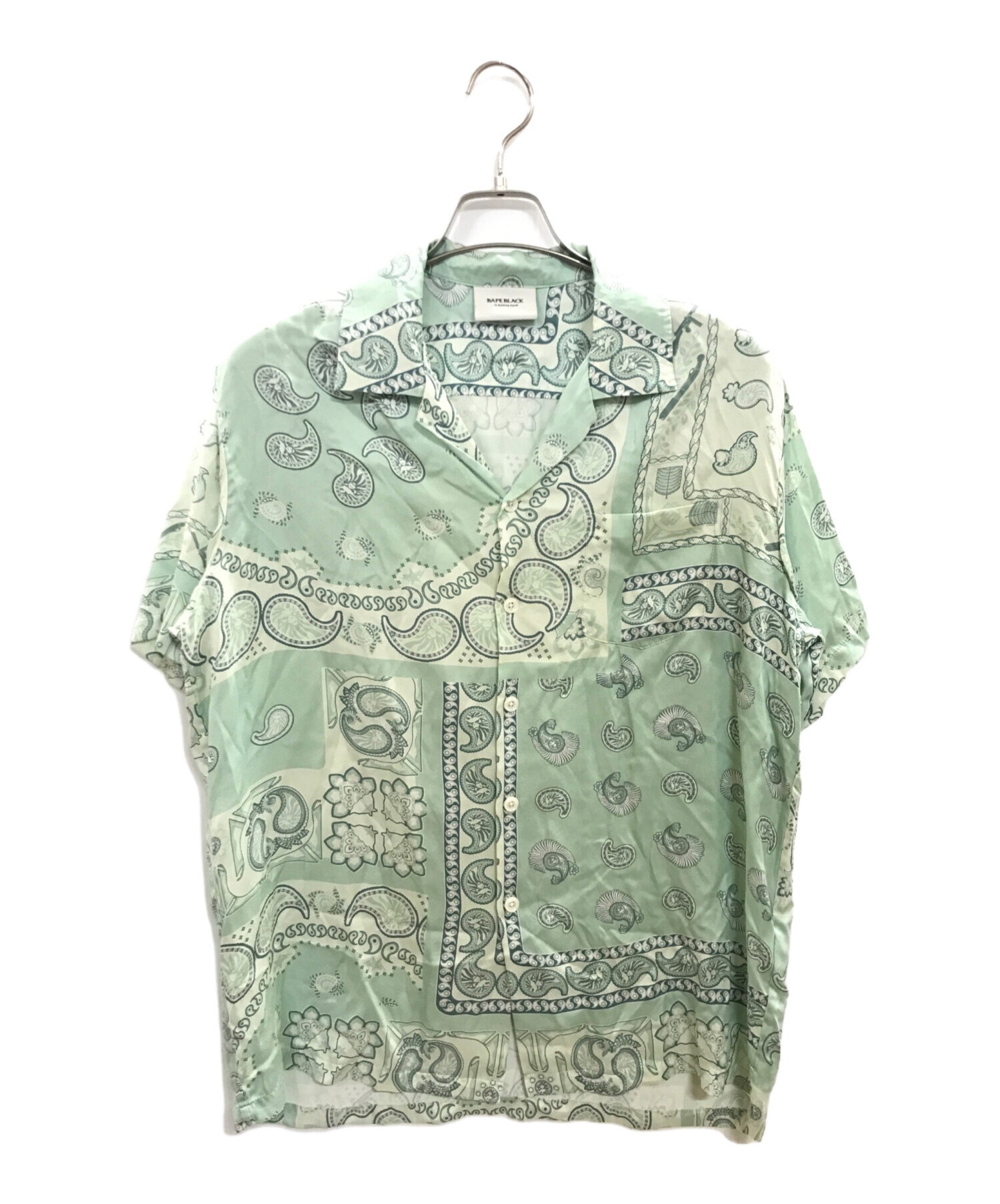 bape black 23SS 半袖シャツ　ape アロハシャツ A BATHING APE（シャツ）のフリマアイテム一覧 bape black 23SS