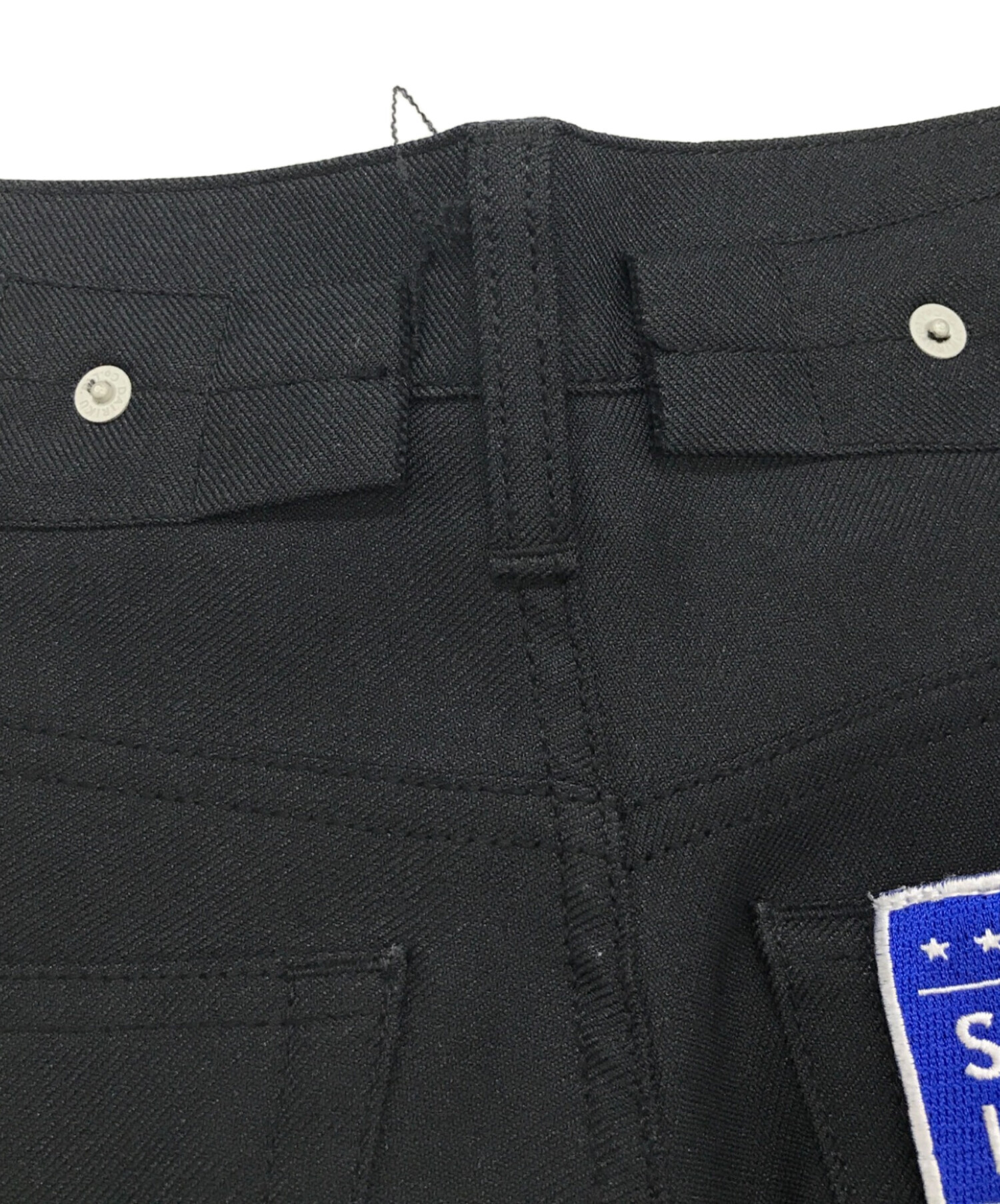 中古・古着通販】DAIRIKU (ダイリク) ストレートパンツ ブラック 