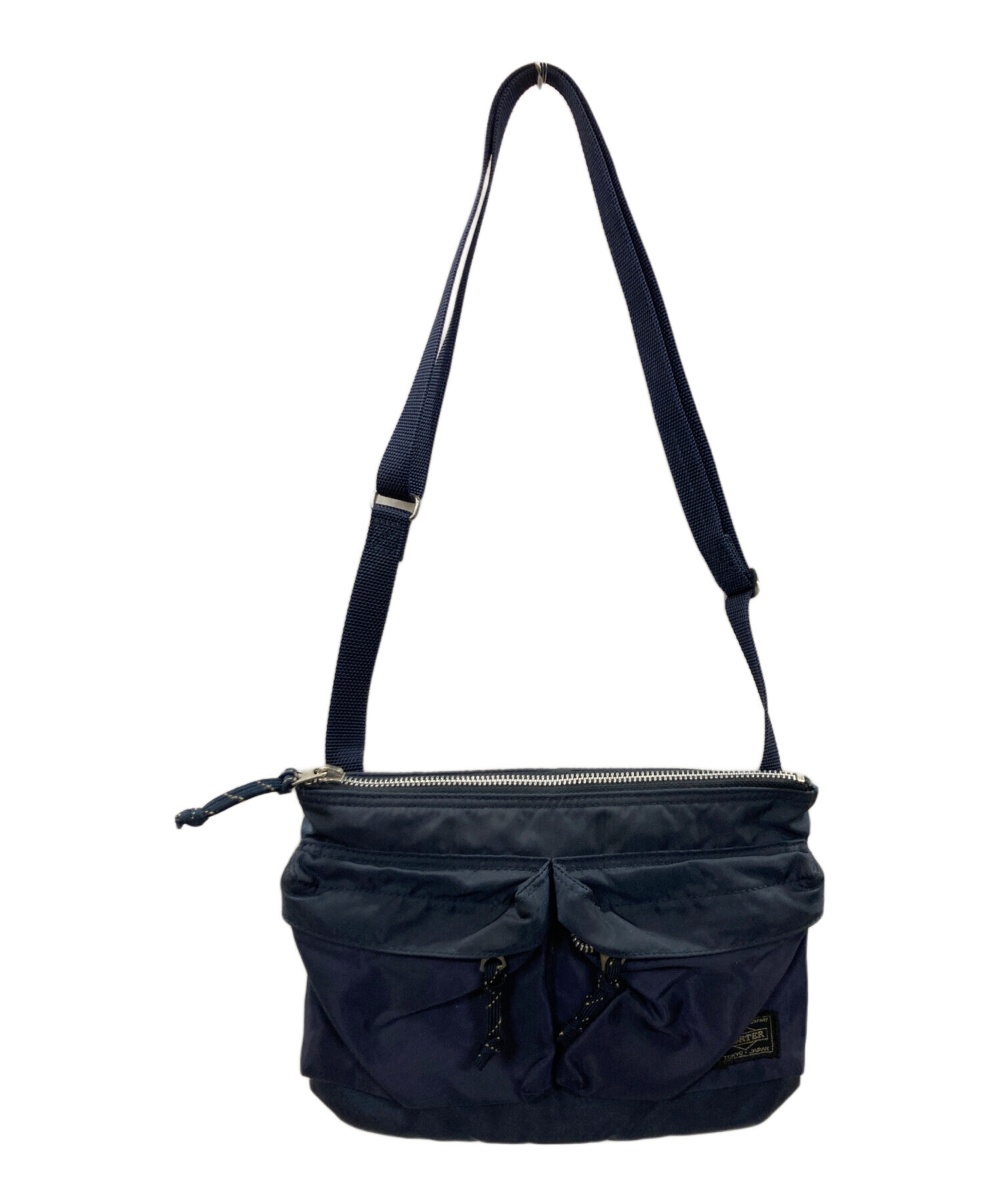 中古・古着通販】PORTER (ポーター) FORCEショルダーバッグ ネイビー 