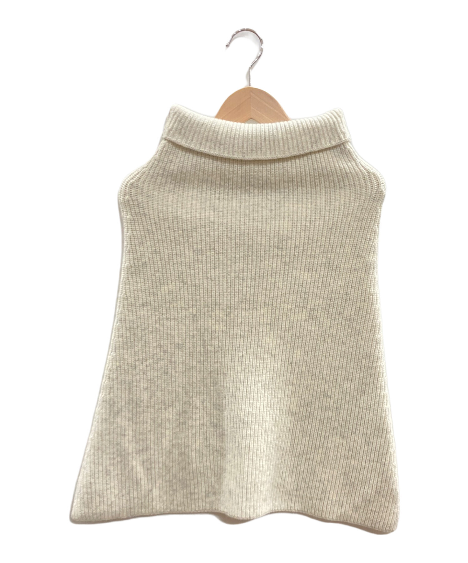 中古・古着通販】AP STUDIO (エーピーストゥディオ) リブニットケープ