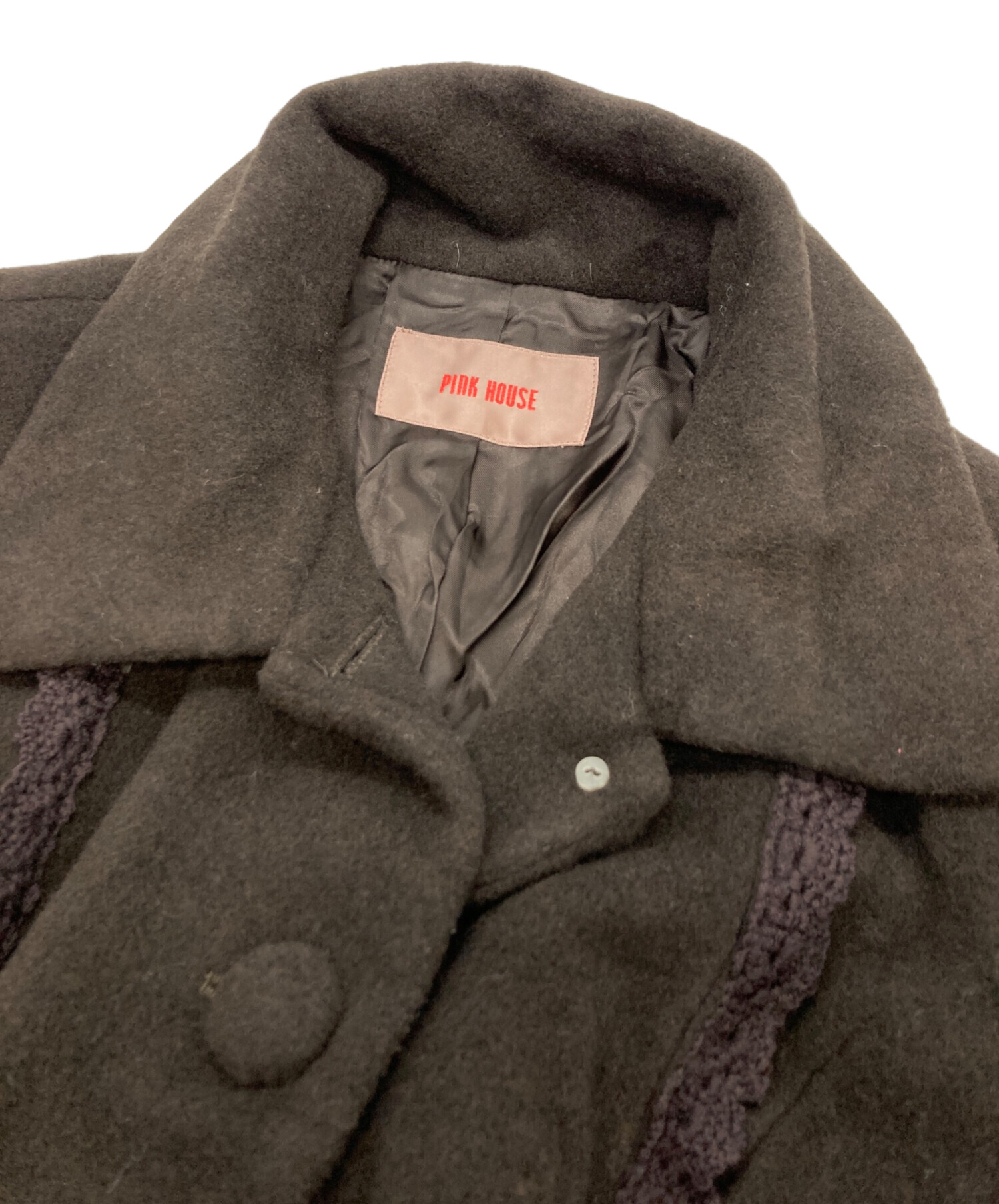 中古・古着通販】PINK HOUSE (ピンクハウス) ウールティアードコート