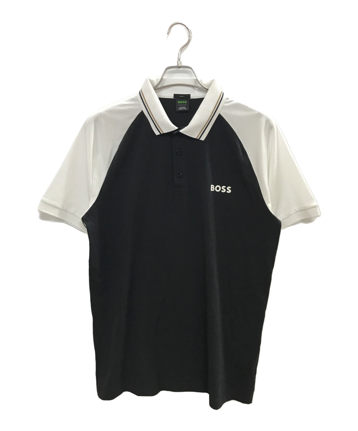 中古・古着通販】BOSS (ボス) ポロシャツ BOSS ブラック サイズ:XL 