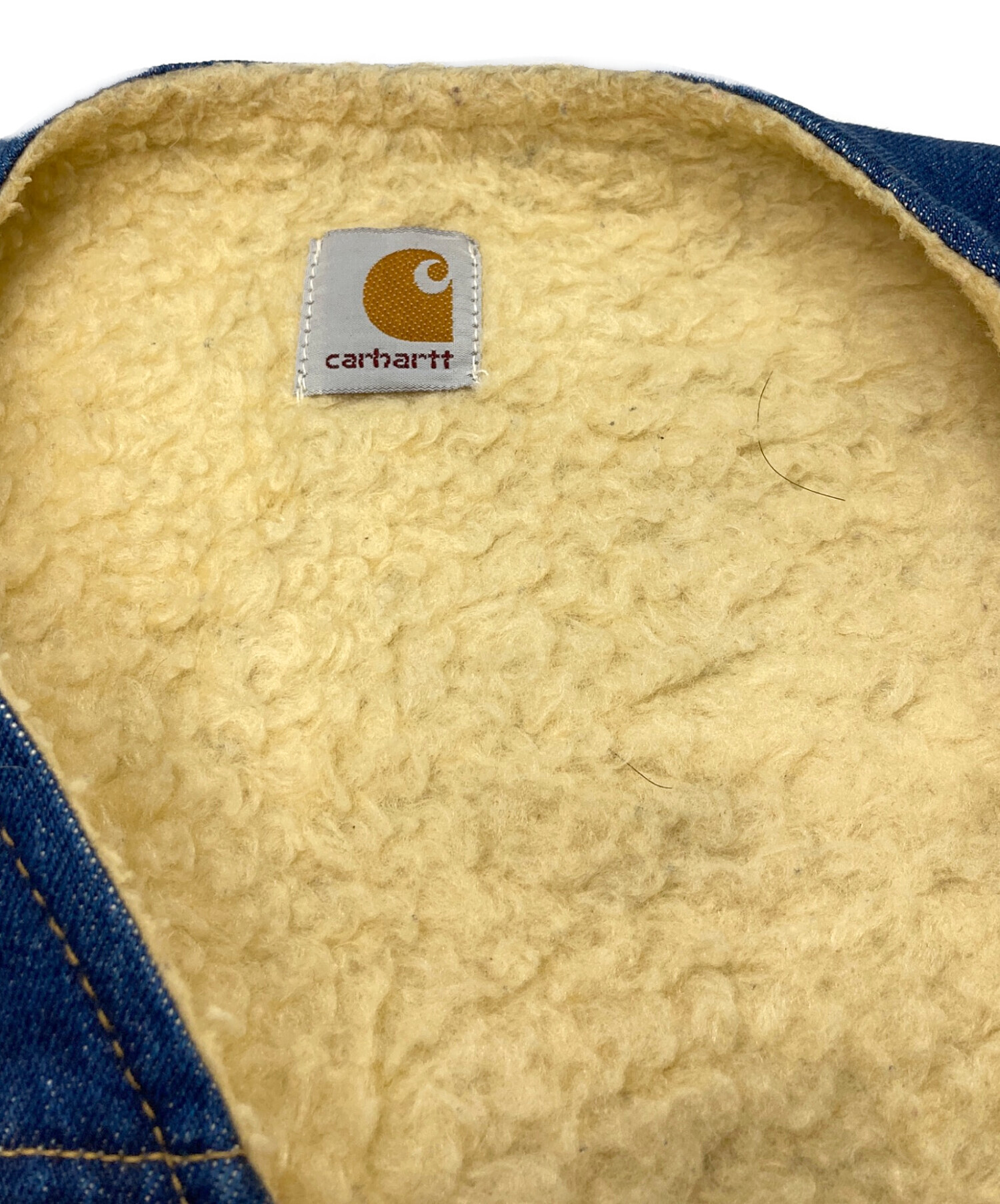 中古・古着通販】CarHartt (カーハート) 裏ボアデニムベスト