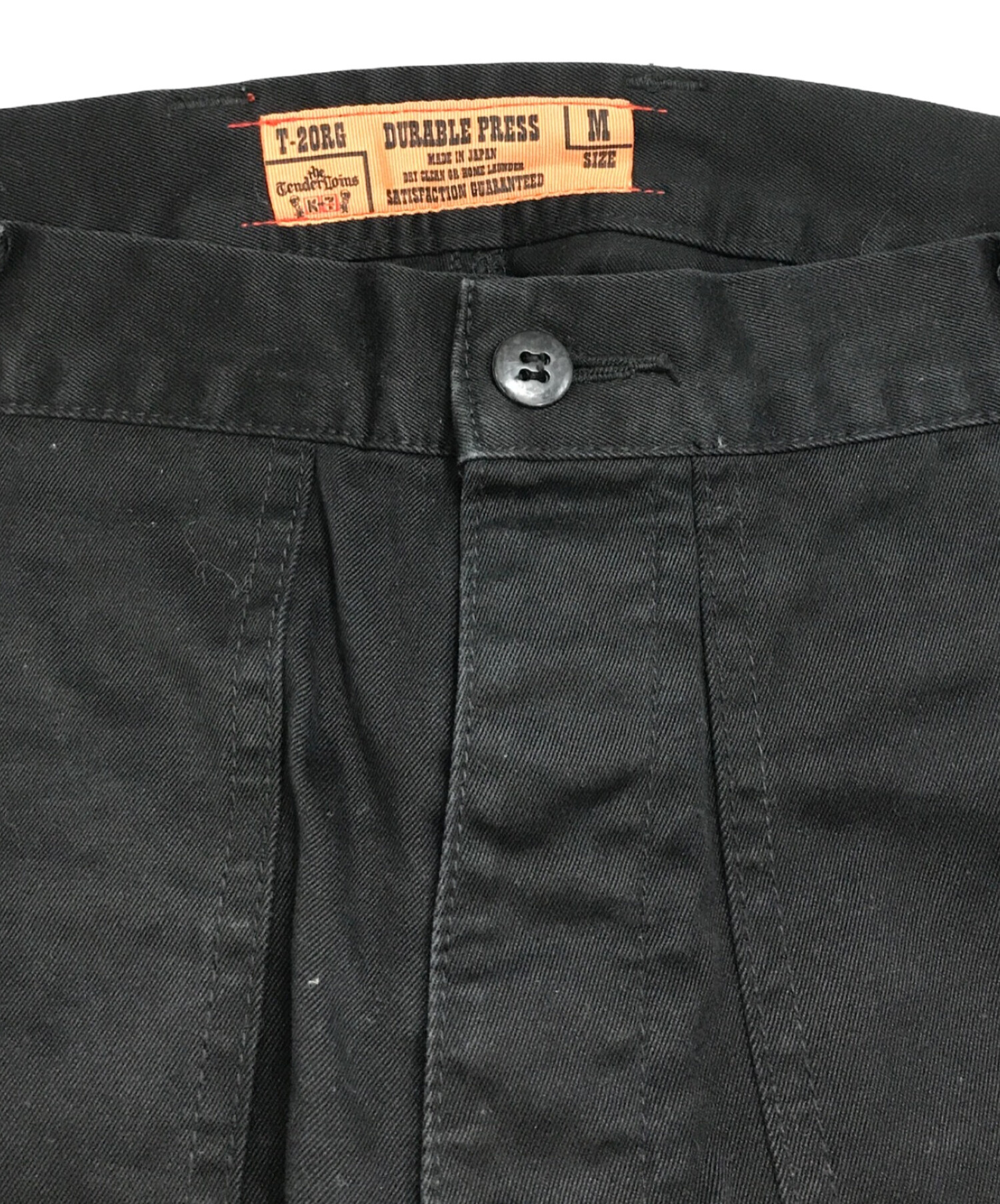 中古・古着通販】TENDERLOIN (テンダーロイン) ワークパンツ ブラック 