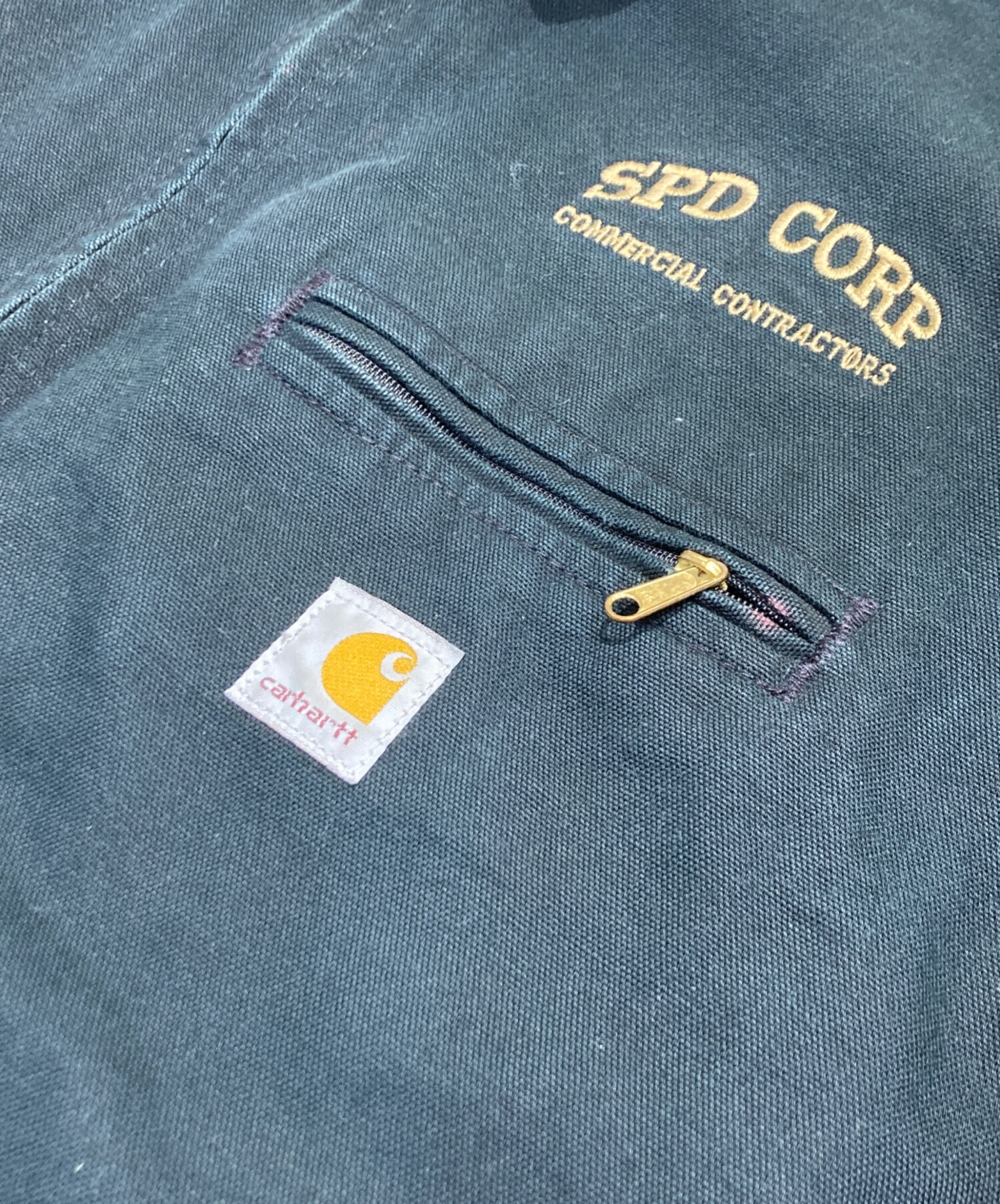 中古・古着通販】CarHartt (カーハート) 企業刺繍デトロイトジャケット