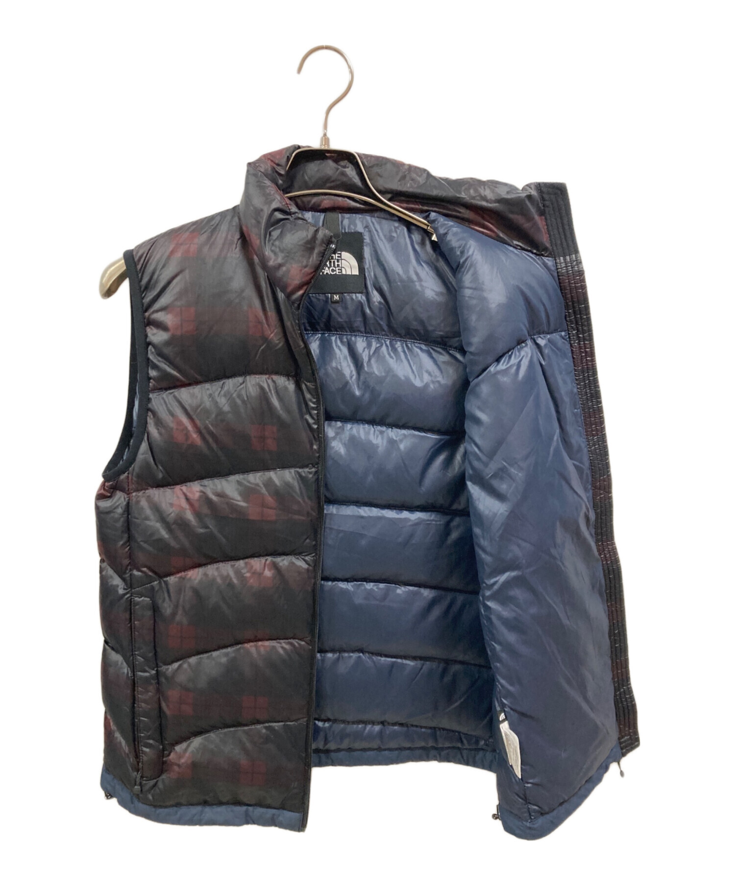 THE NORTH FACE ザ ノースフェイス ND18155 ダウンベスト チェック柄