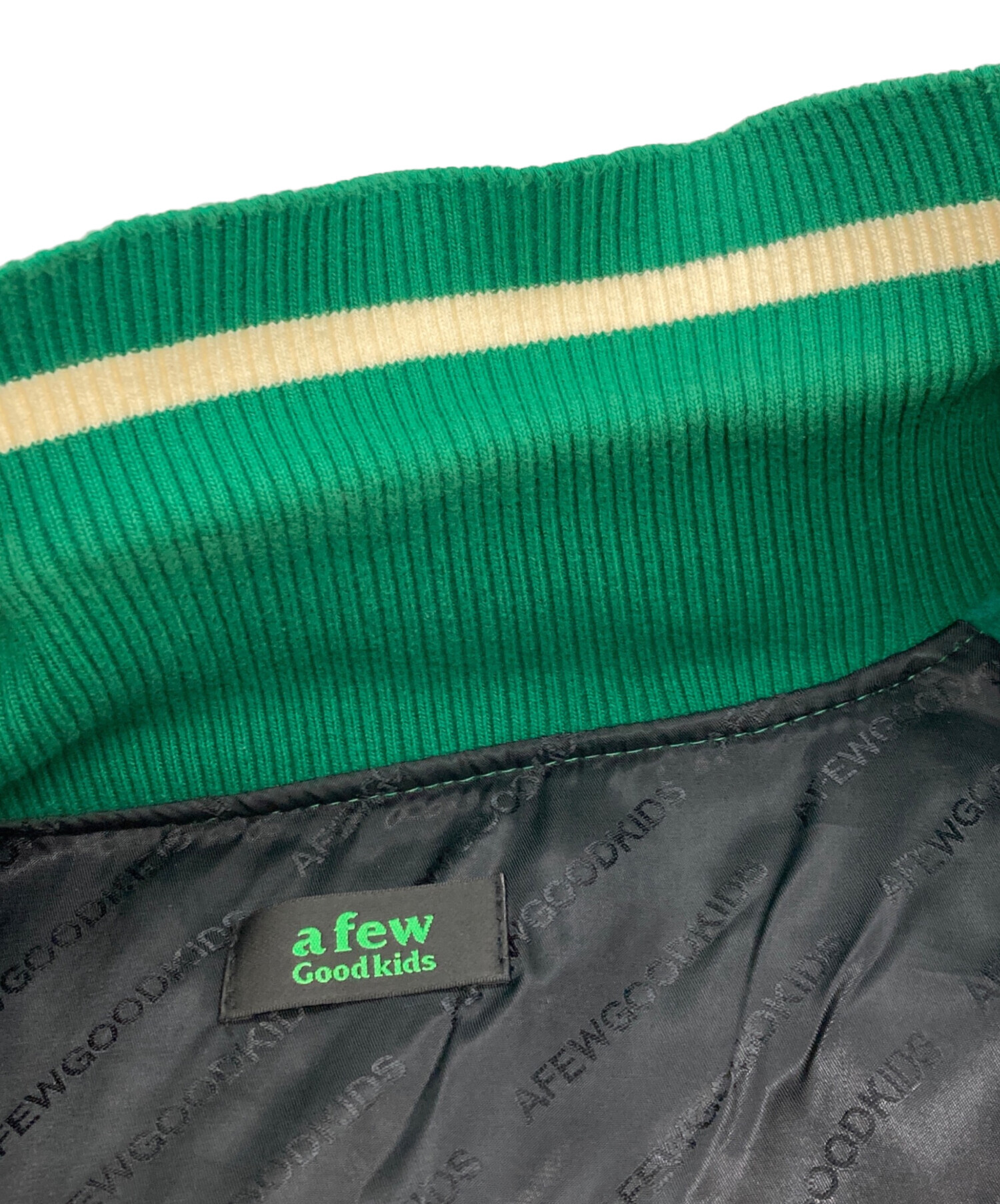 a a few Goodkids 緑色 スタジャン few Goodkids スタジャン 公式通販