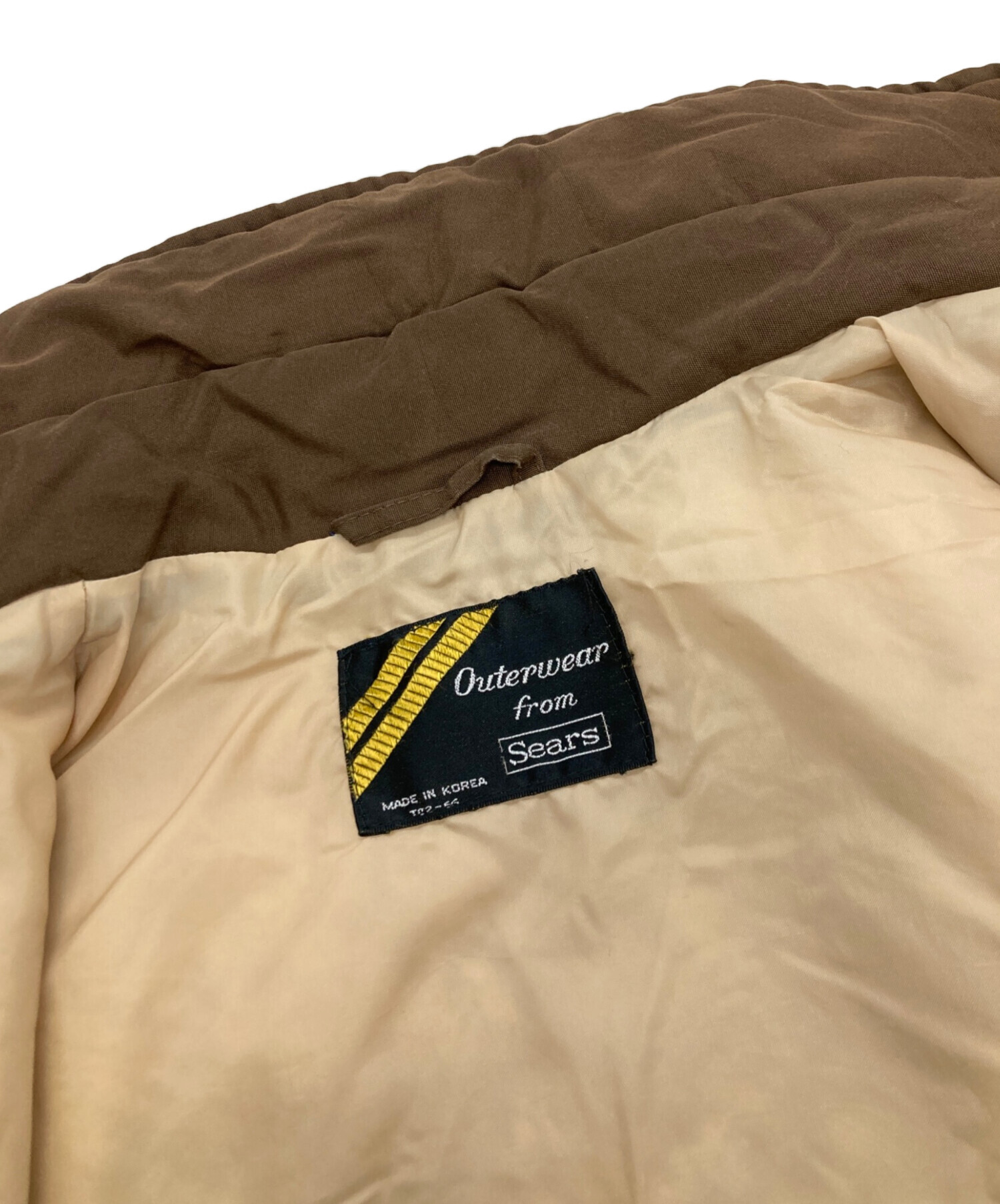 中古・古着通販】Sears (シアーズ) 中綿ベスト/シアーズ ブラウン 