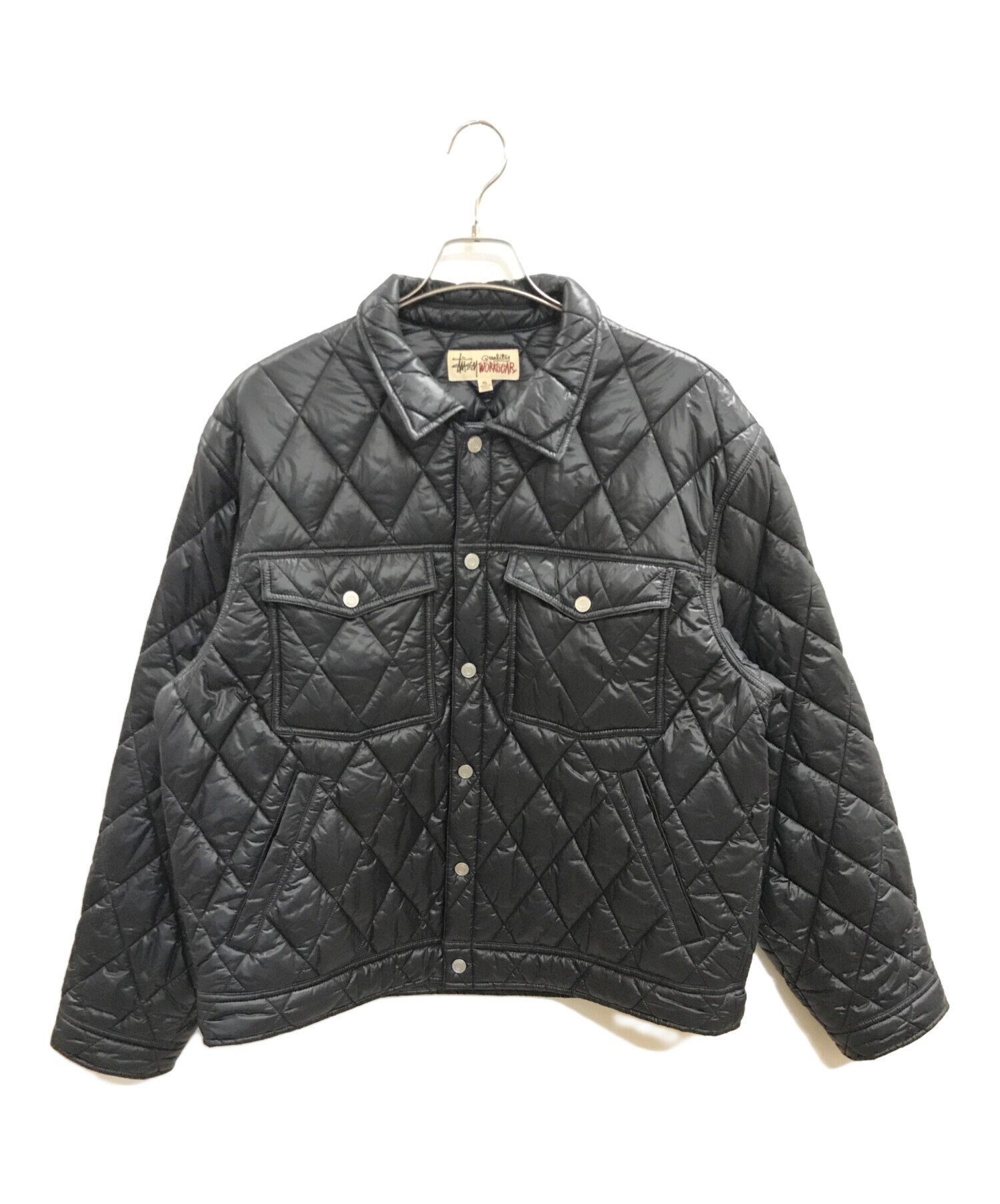 中古・古着通販】stussy (ステューシー) RANCH JACKET QUILTED NYLON