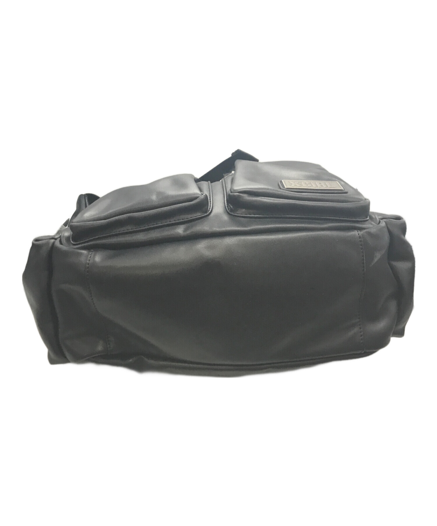 中古・古着通販】X-GIRL (エックスガール) FAUX LEATHER MESSENGER BAG 