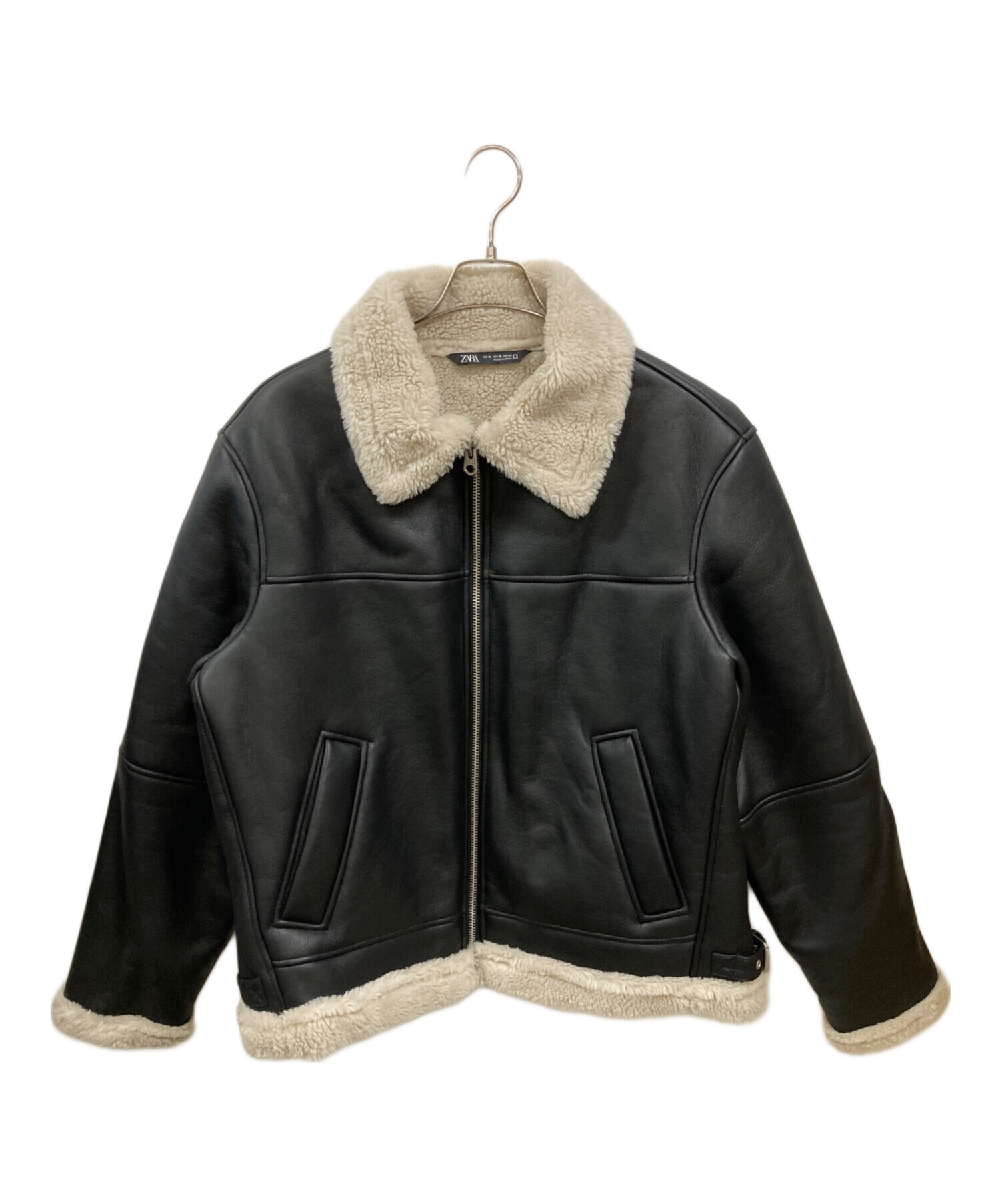 中古・古着通販】ZARA (ザラ) フライトジャケット ブラック サイズ:XL