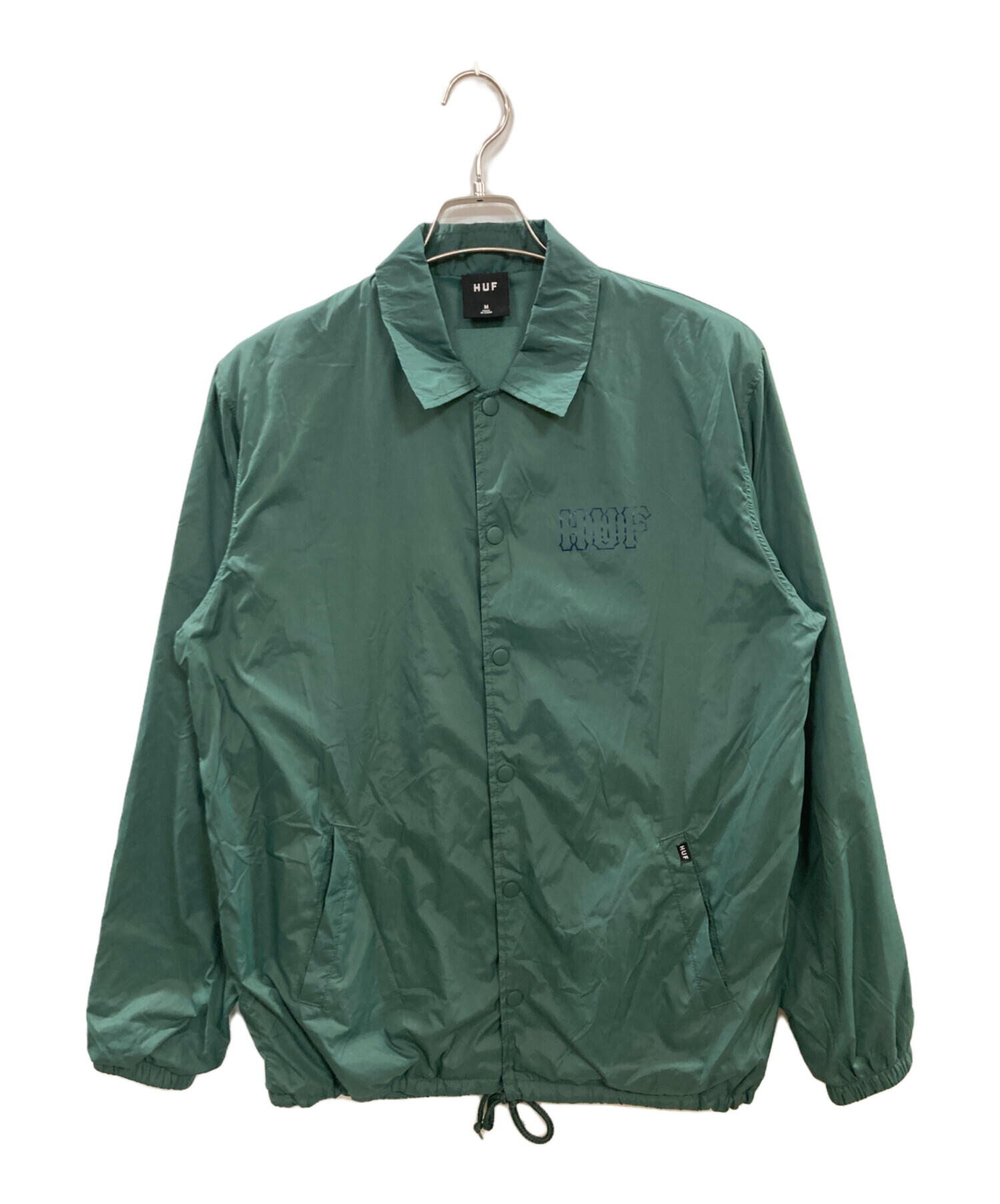 中古・古着通販】HUF (ハフ) コーチジャケット/ハフ/JK00390 グリーン 