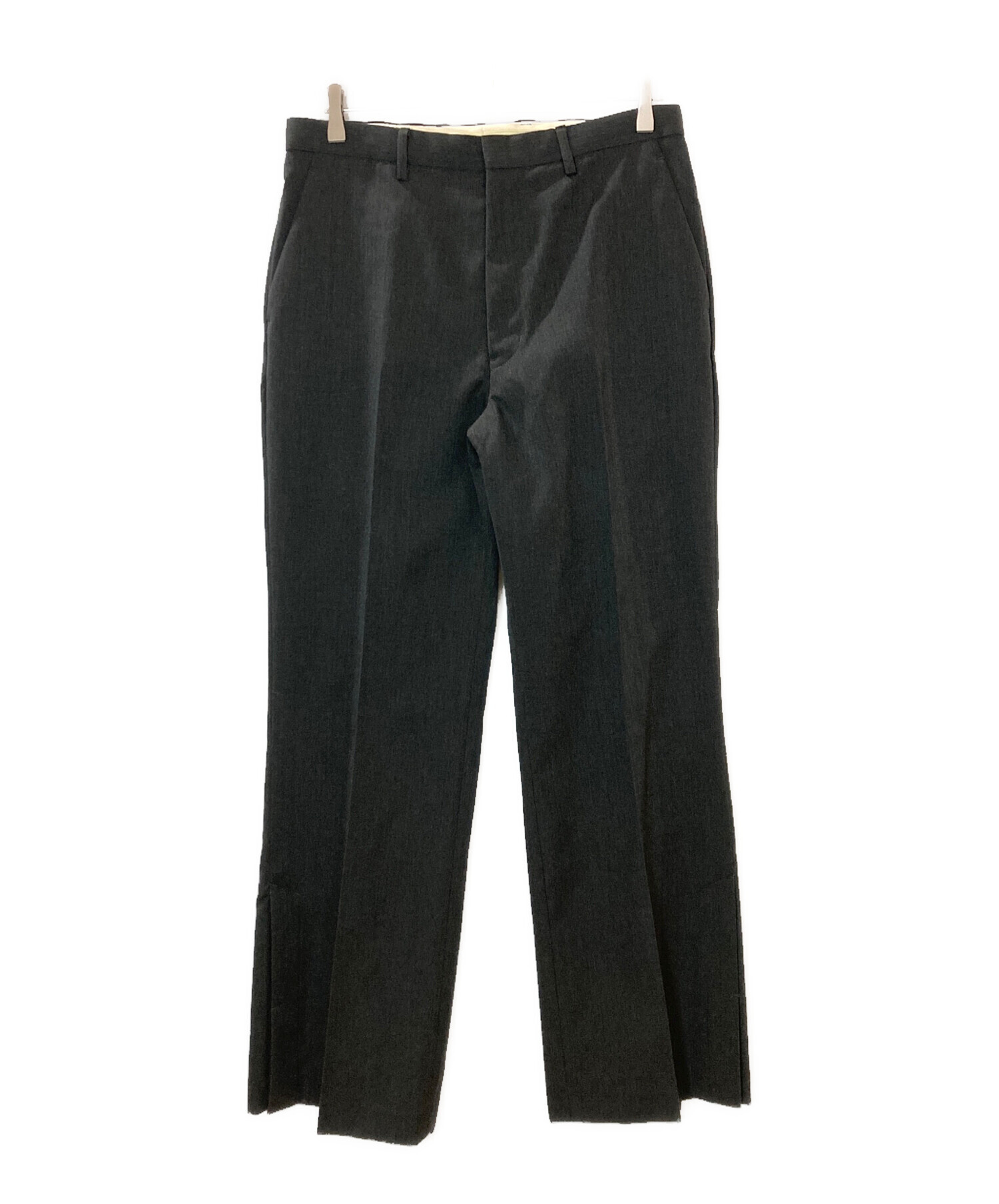 メゾンスペシャル　ウール　立体裁断　スラックス　サイズ0 定価26,400円　黒 MAISON SPECIAL スラックス パンツ High Waist Wide Pants/ハイ