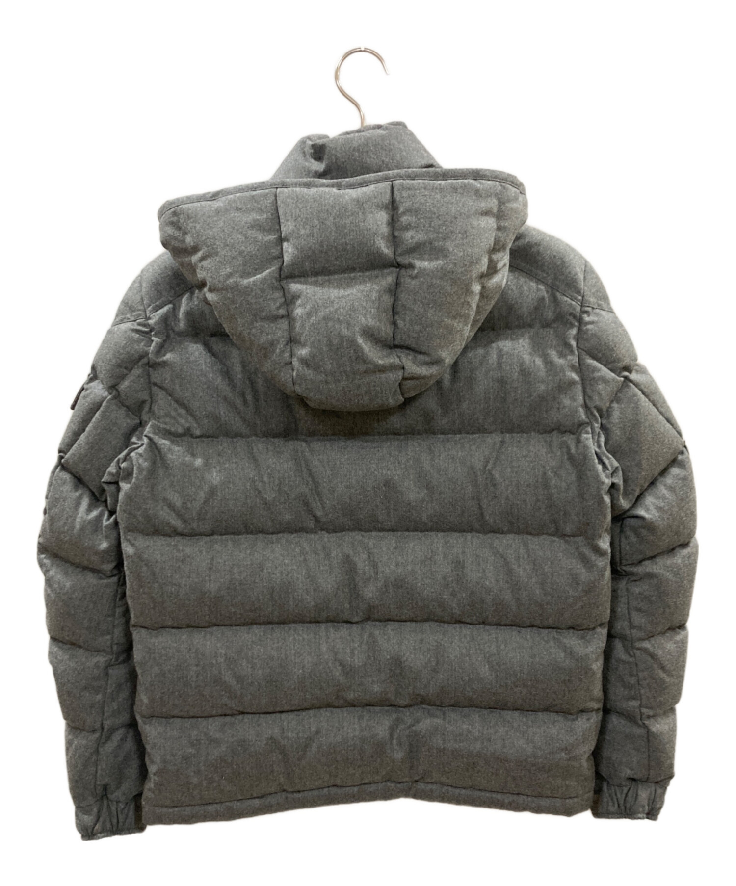 1本日中値下げ　MONCLER グレー ダウンジャケット ウエストベルト付き 中古・古着通販】MONCLER (モンクレール) MONTEGENEVRE GIUBBOTTO