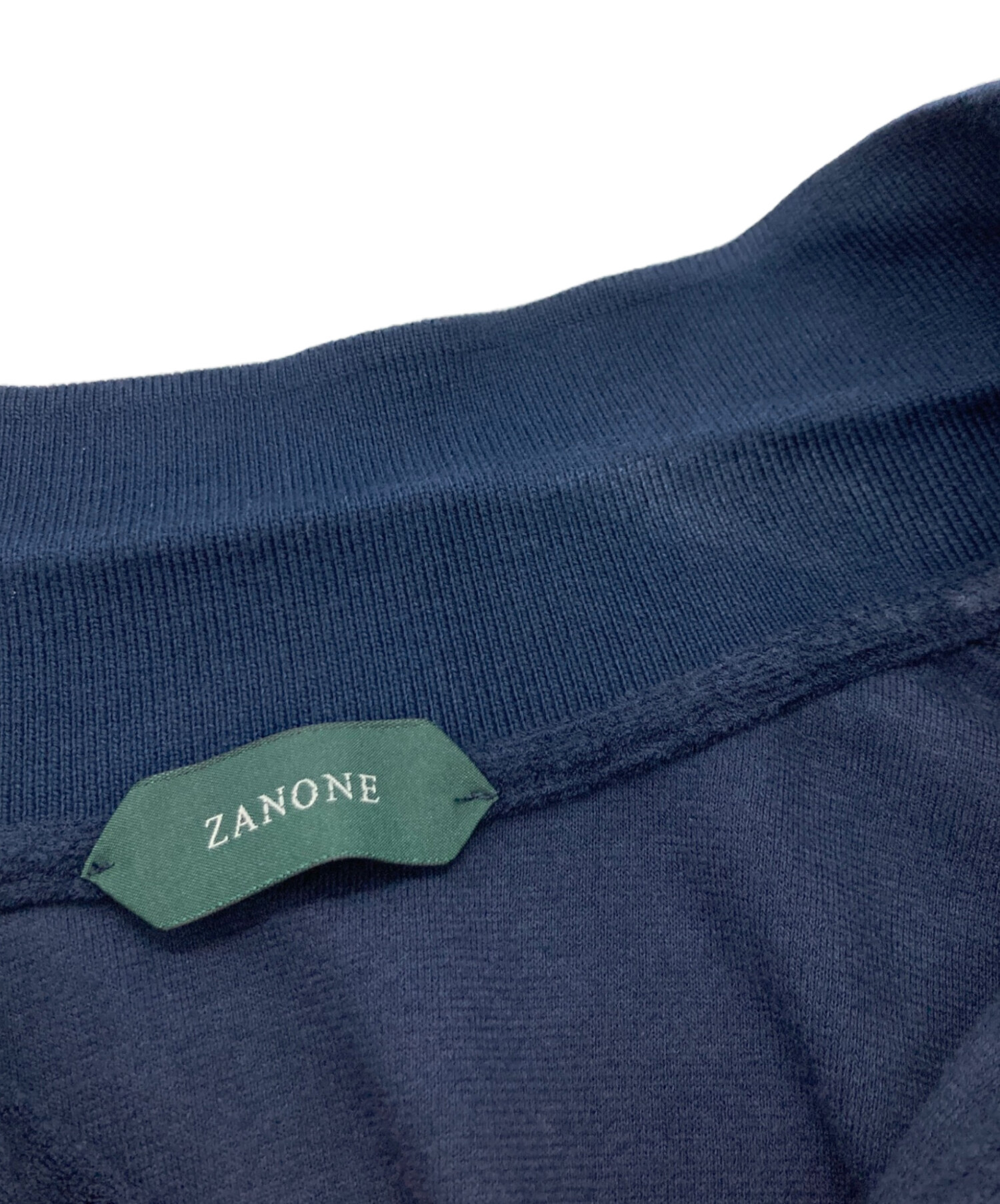 中古・古着通販】Zanone (ザノーネ) パイル地ポロシャツ/ザノーネ